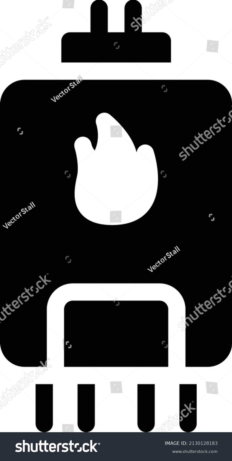 Boiler Vector Illustration On Transparent Background Stock Vector ...