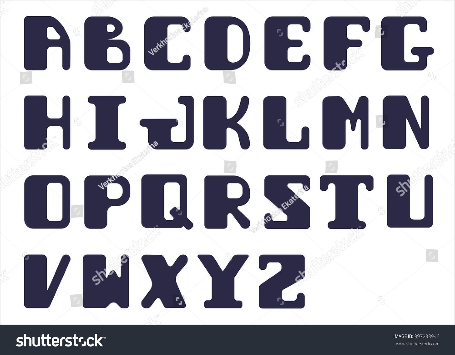 bold-alphabet-consisting-capital-letters-font-vector-de-stock-libre