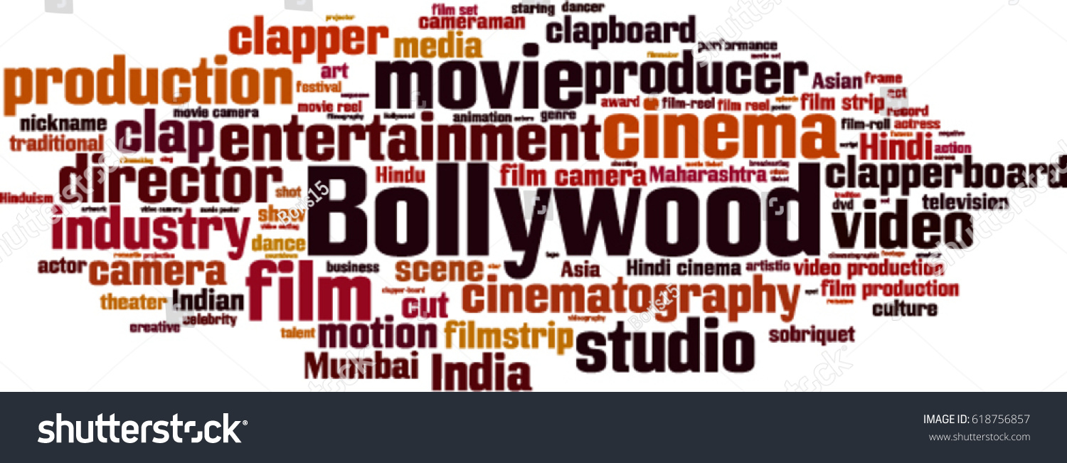 Bollywood Word Cloud Concept Vector Illustration Stock Vector (Royalty ...