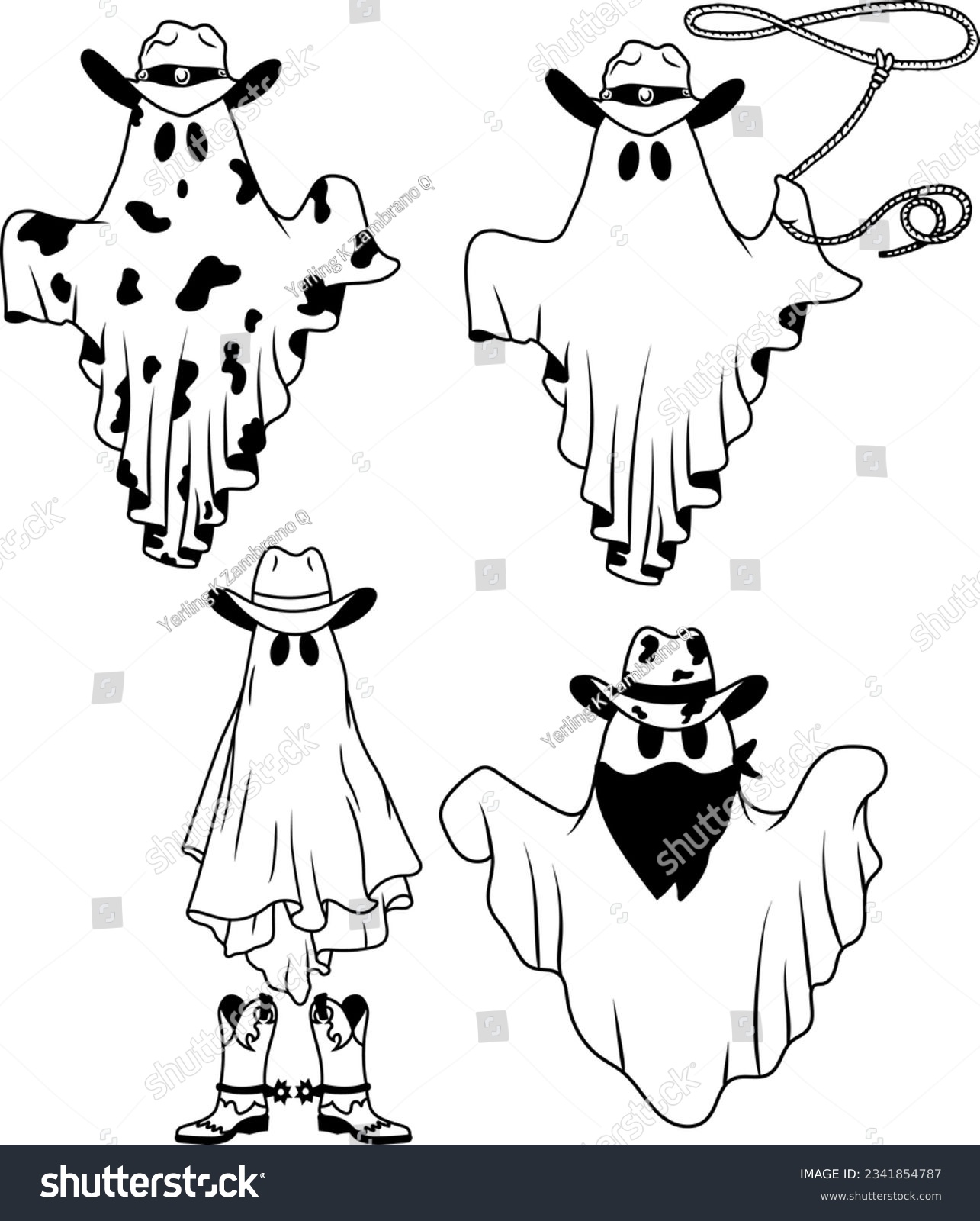 SVG of Boo Haw, Cowboy Ghost Svg, Halloween, Funny Halloween Shirt, Western Ghost Svg, Cowboy Hat, Halloween Cowgirl Svg svg