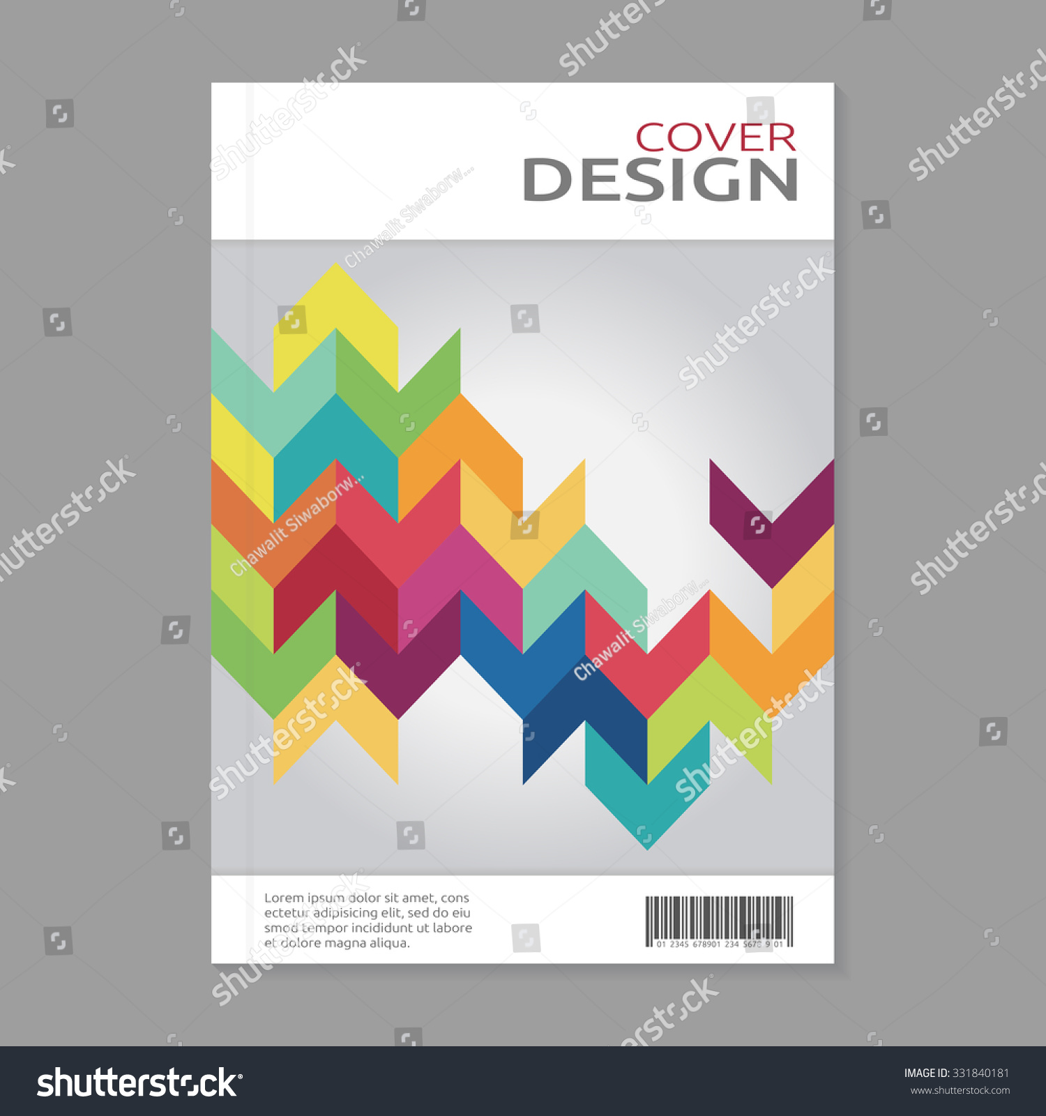 Book Cover Design Template from image.shutterstock.com