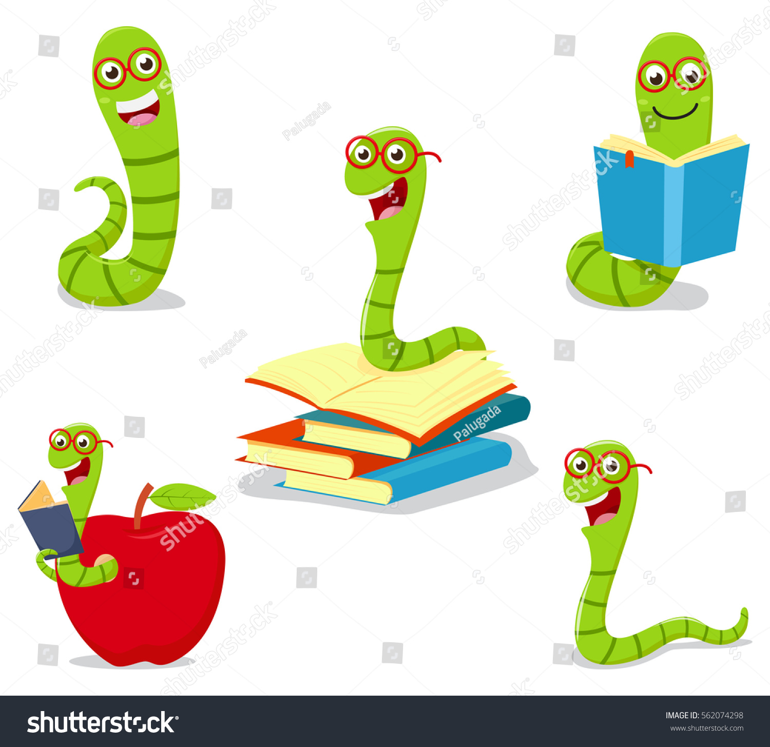 3,827 Bookworm cartoon Images, Stock Photos & Vectors | Shutterstock