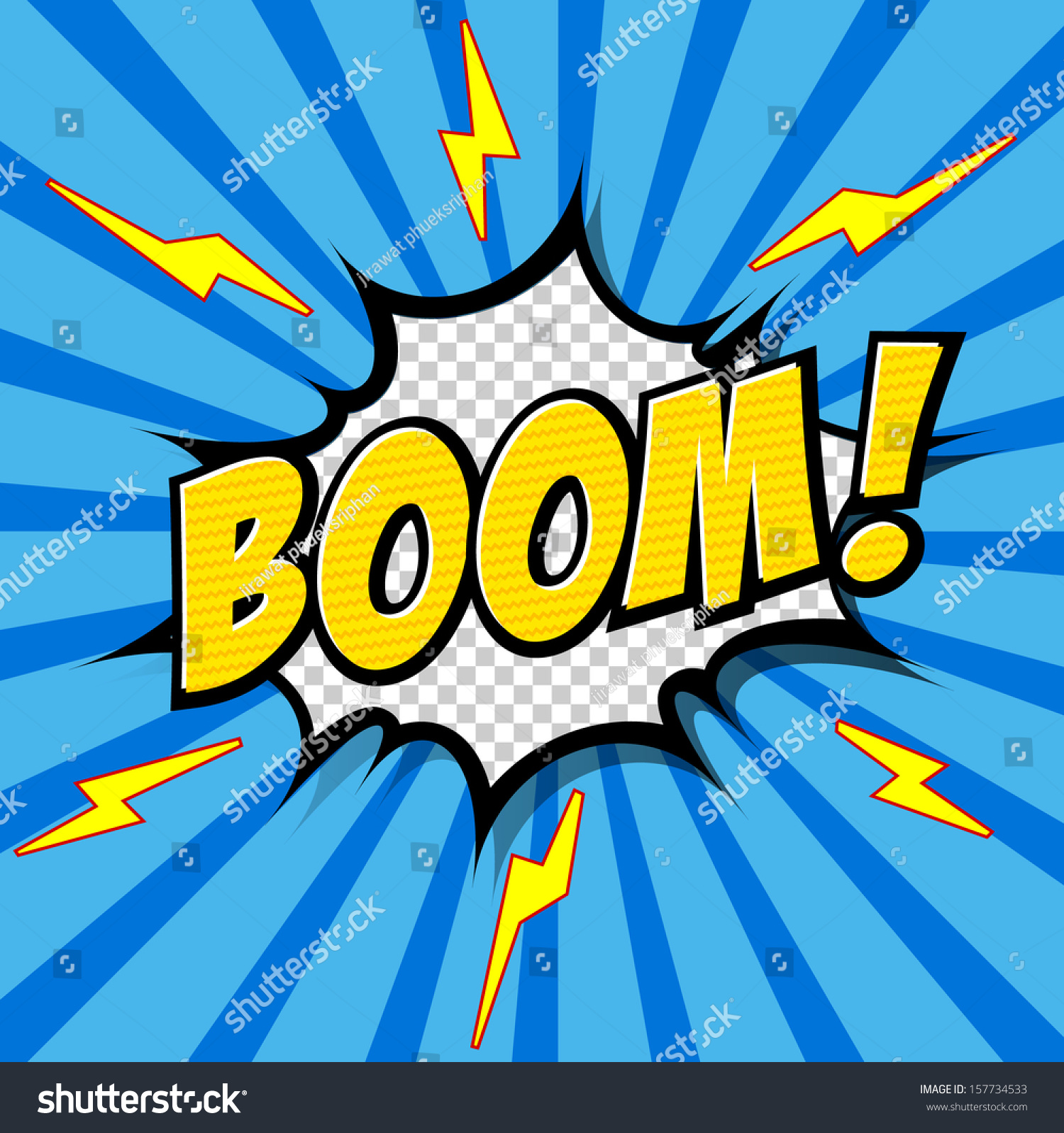 Boom! - Comic Speech Bubble, Cartoon Stock Vector Illustration ...