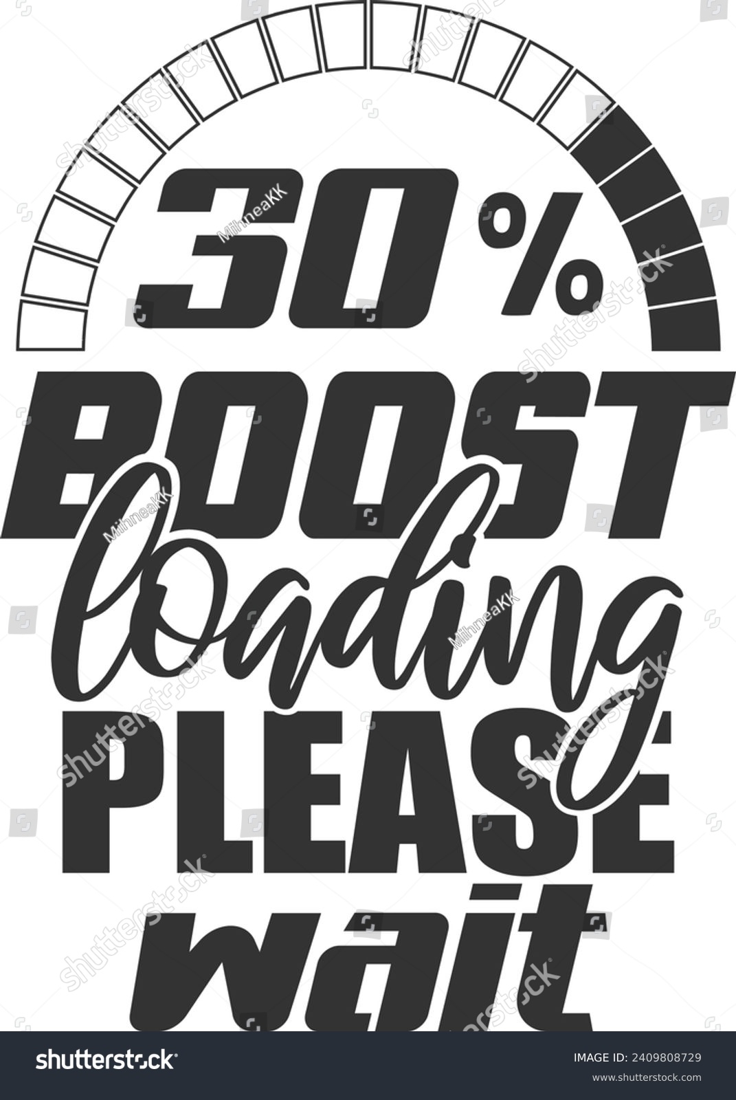 SVG of Boost Loading Please Wait - Funny Car Sticker svg
