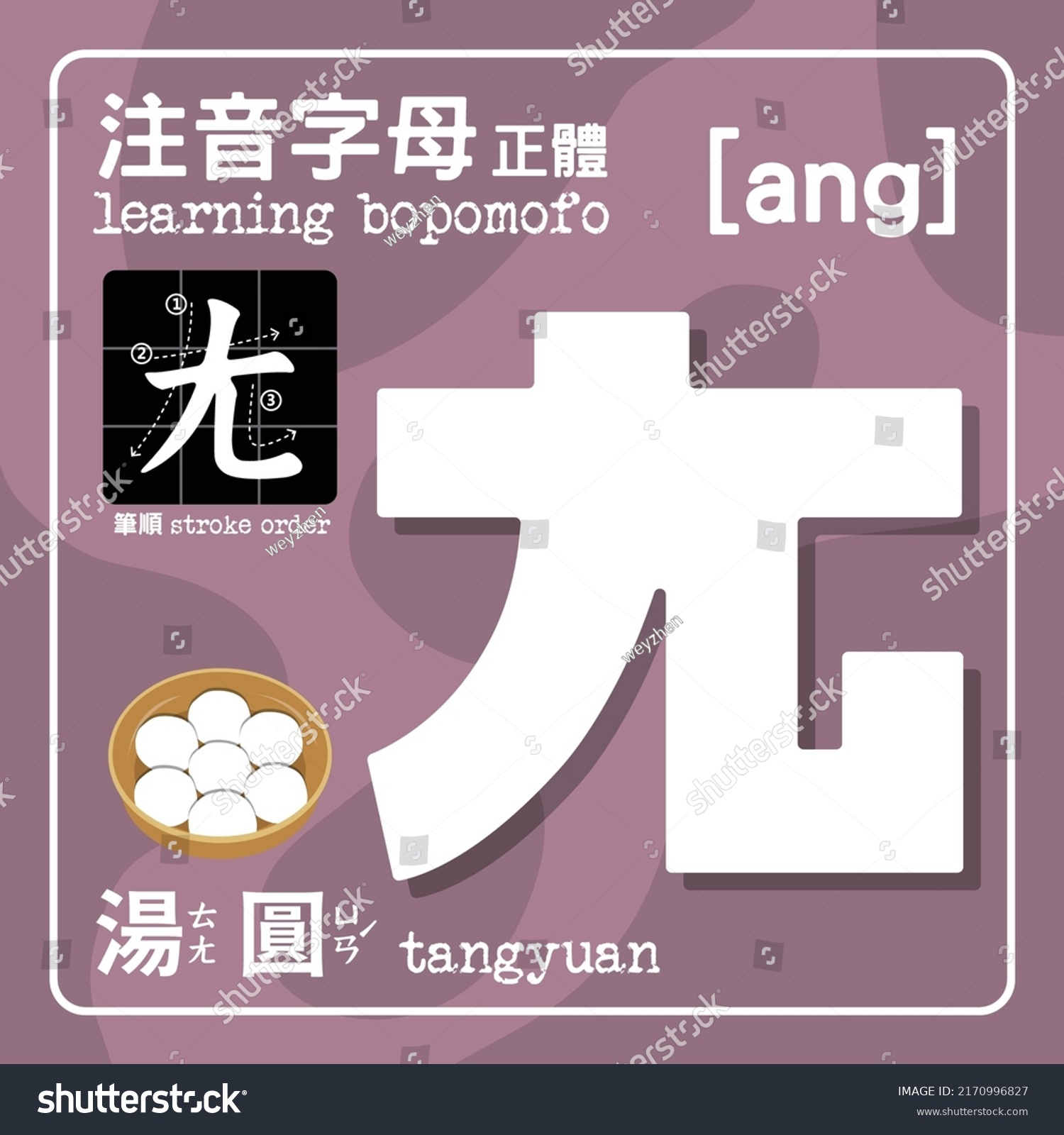 Bopomofo Mandarin Phonetic Symbols Named Zhuyin Stock Vector (Royalty ...