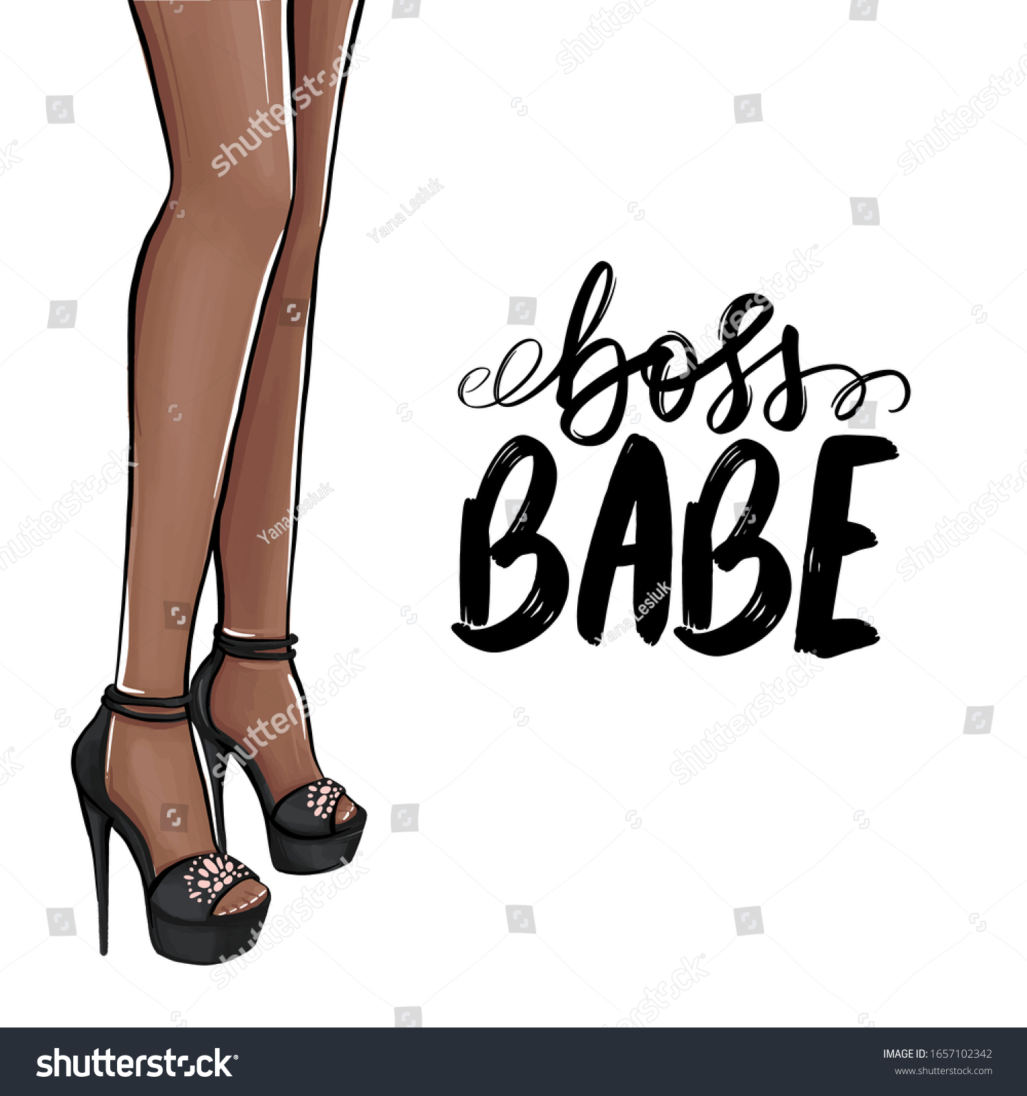 boss lady high heels