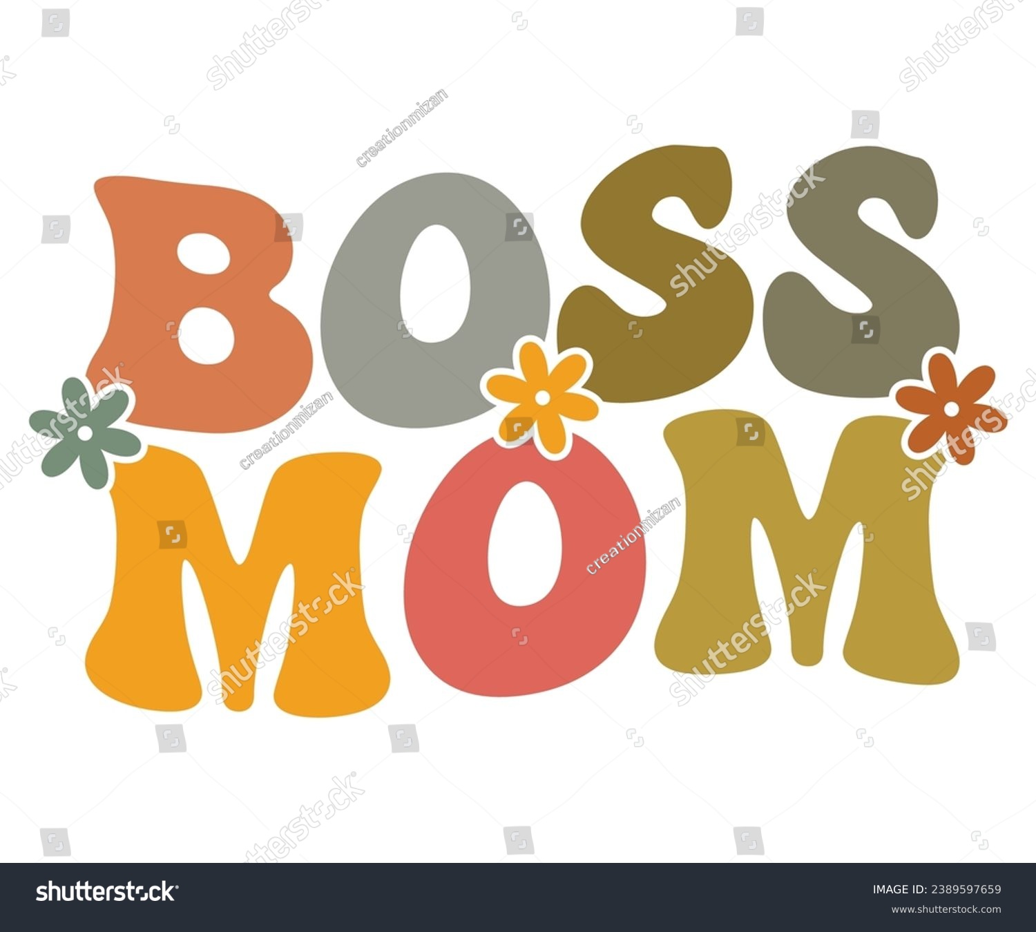 SVG of Boss Mom Svg,Mom Life,Mother's Day,Stacked Mama,Boho Mama,Mom Era,wavy stacked letters,Retro, Groovy,Girl Mom,Football Mom,Cool Mom,Cat Mom
 svg