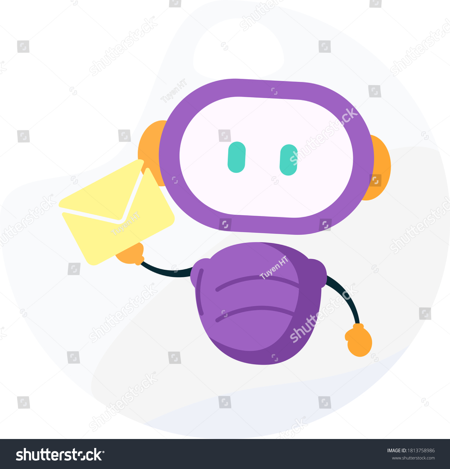 Bot Letter Vector Illustration Stock Vector (Royalty Free) 1813758986 ...