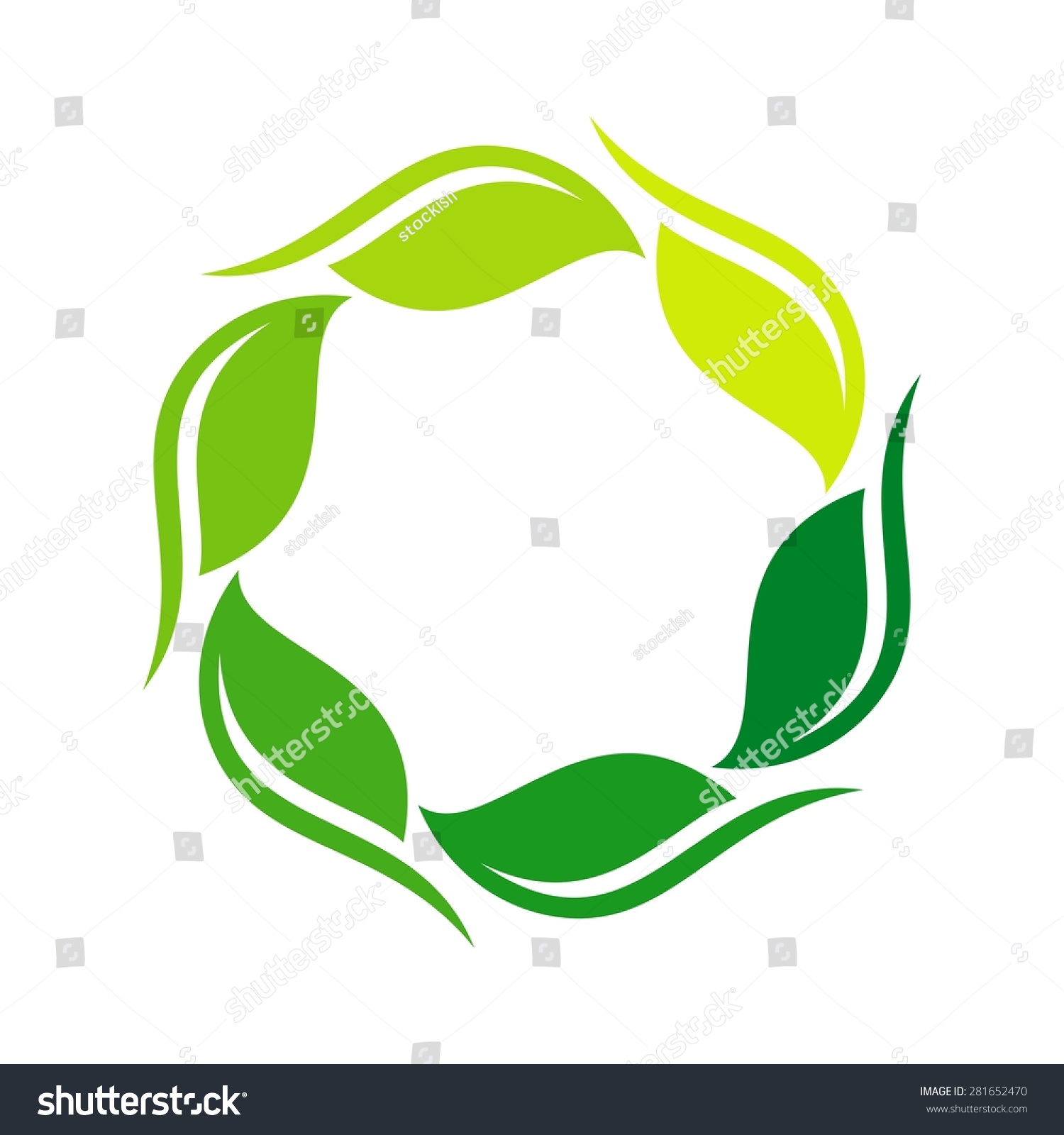 Botany Leaf Logo Nature Template Icon Stock Vector (Royalty Free ...