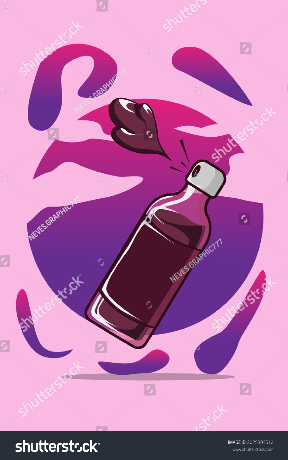 Bottle Spray Hand Drawing Vector Illustration Stock Vector (Royalty Free) 2025303512 Shutterstock