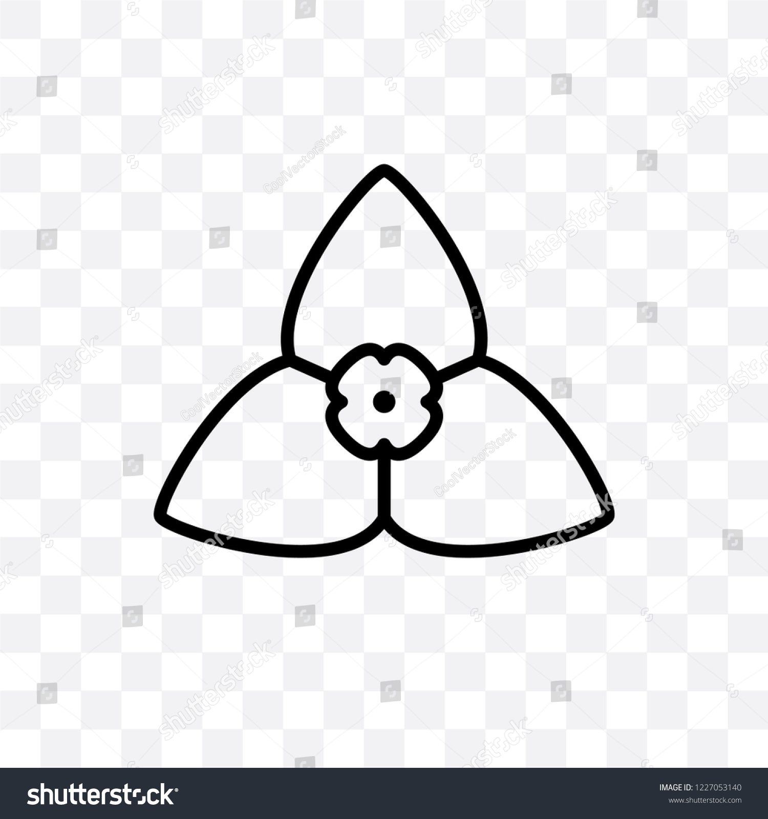 recommend clip art: Bougainvillea vector linear icon isolated on transparent background, Bougainvillea transparency concept can be used for web and mobile