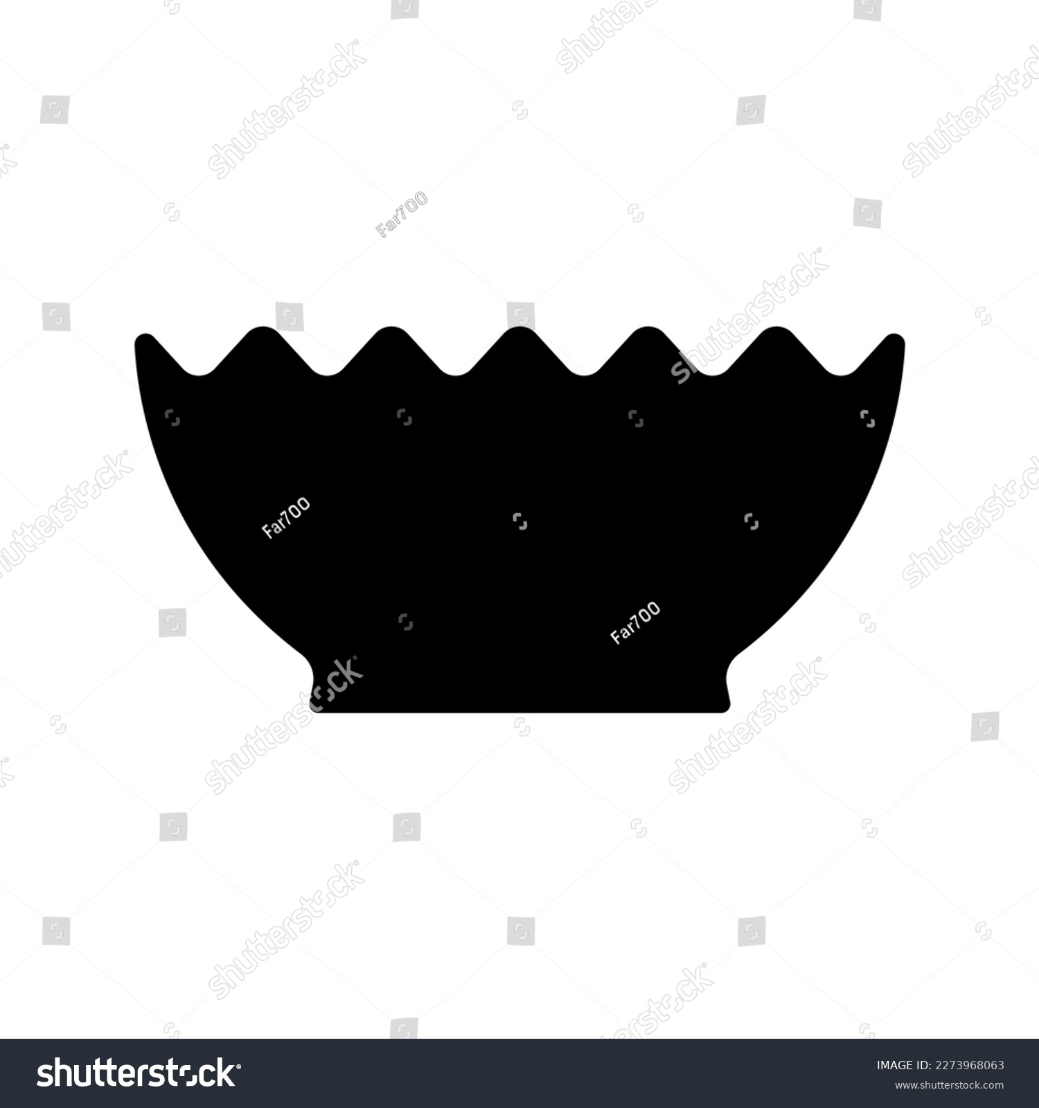 recommend clip art: Bowl icon. Black silhouette. Front side view. Vector simple flat graphic illustration. Isolated object on a white background. Isolate.