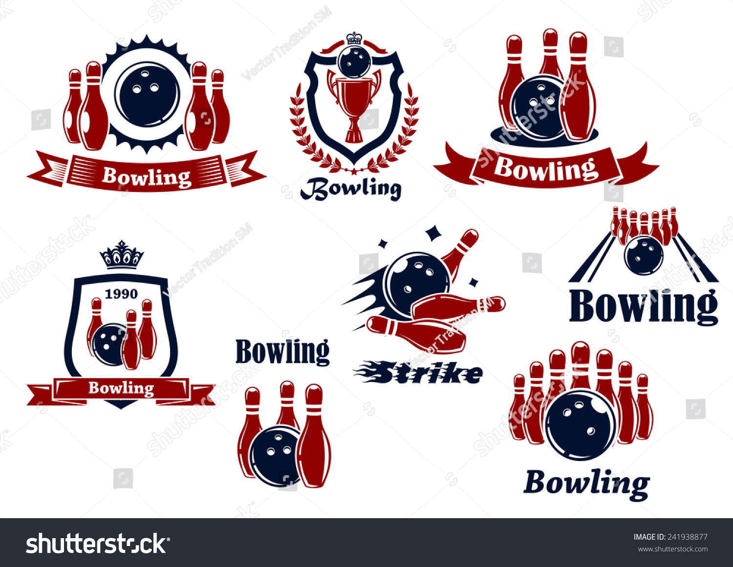 1,924 Bowling alley logo Images, Stock Photos & Vectors | Shutterstock