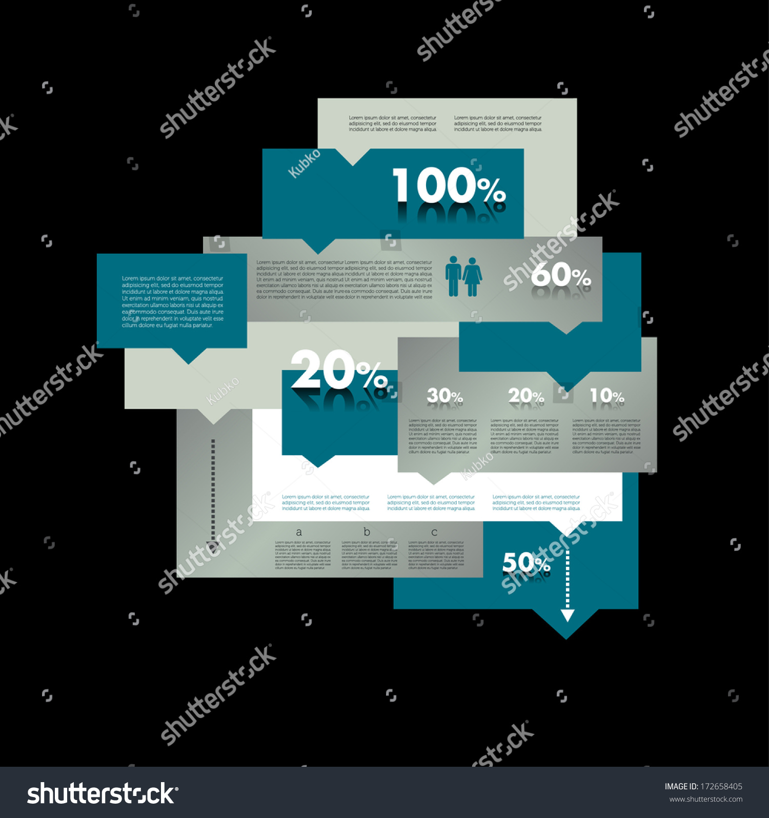 box-diagram-template-infographics-module-scheme-stock-vector-royalty