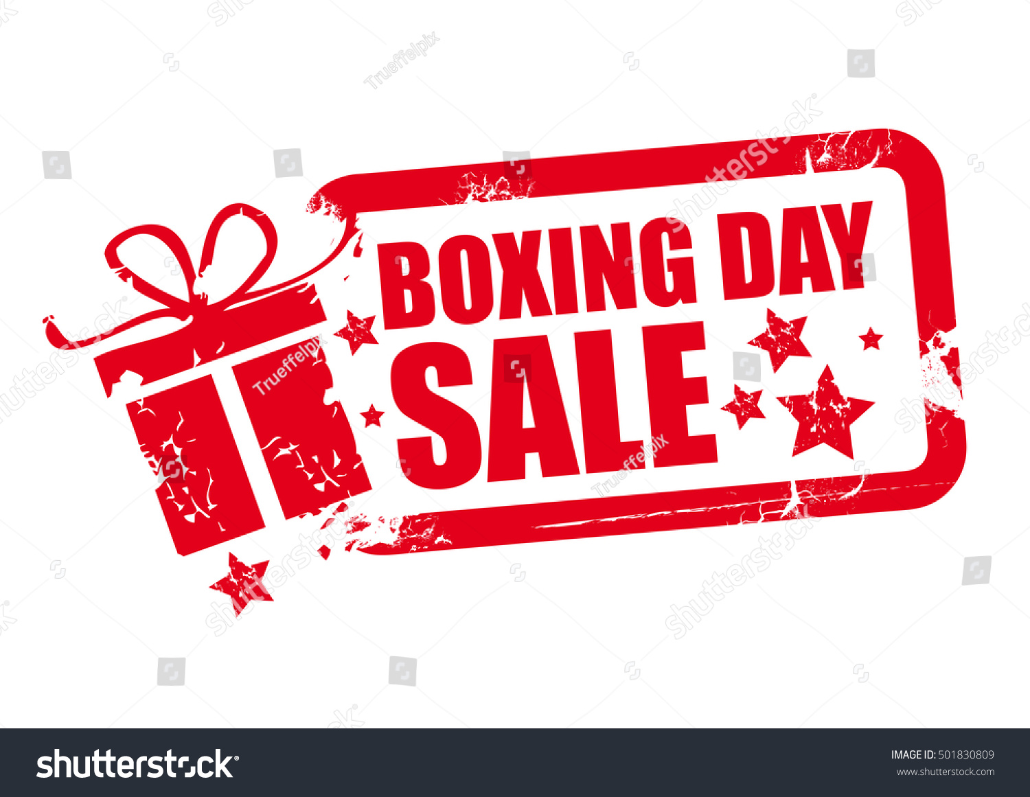 Boxing Day Grunge Rubber Stamp Vector Stock Vector (Royalty Free) 501830809