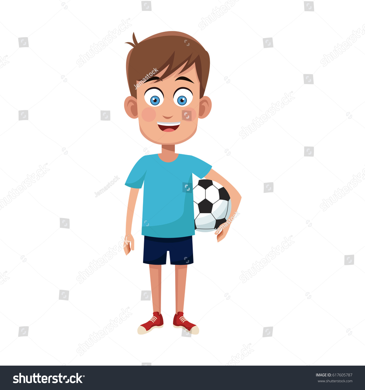 Boy Cartoon Icon Stock Vector 617605787 - Shutterstock