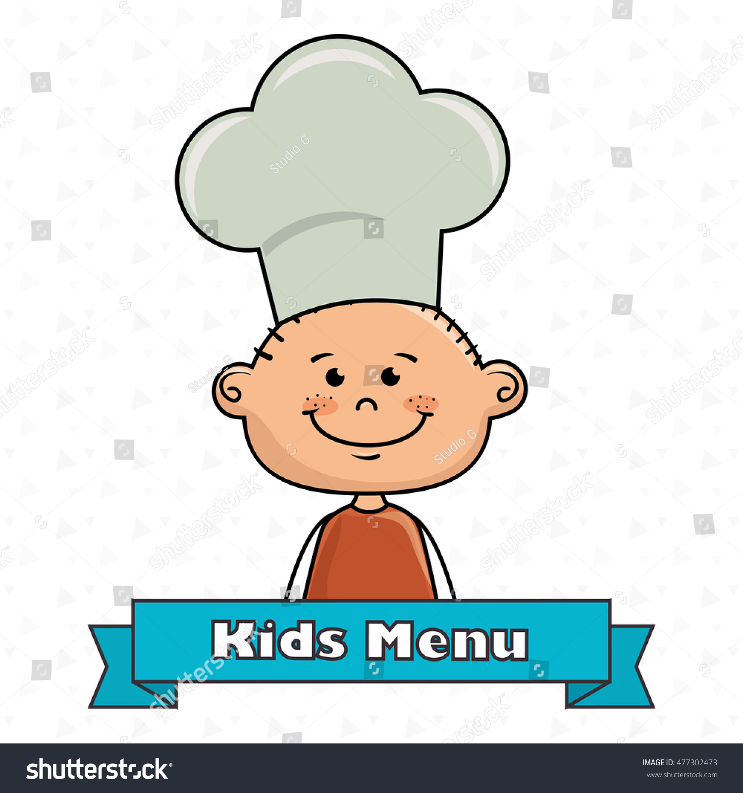 Boy Kids Menu Food Stock Vector (Royalty Free) 477302473 | Shutterstock