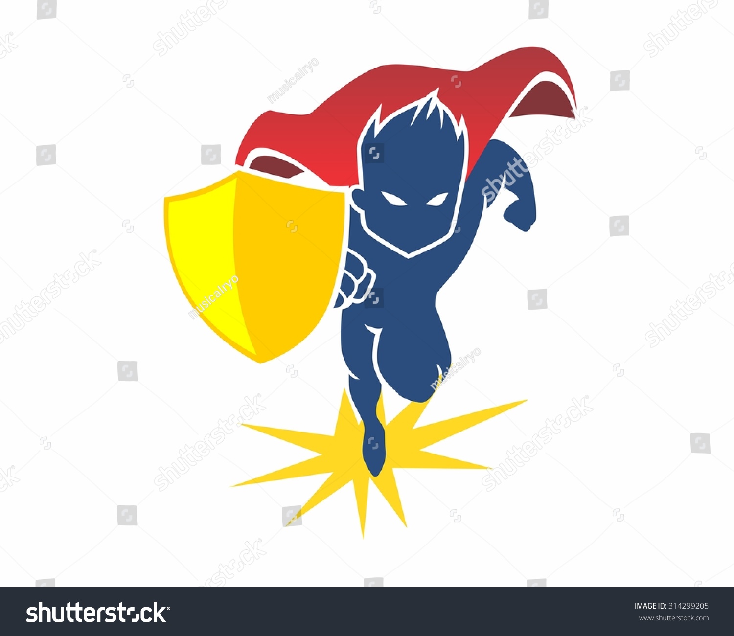 Boy Superheroes Vector Stock Vector (Royalty Free) 314299205