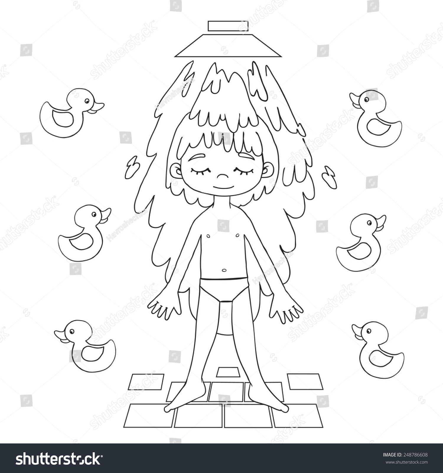 Shower Drawing Shower Drawing