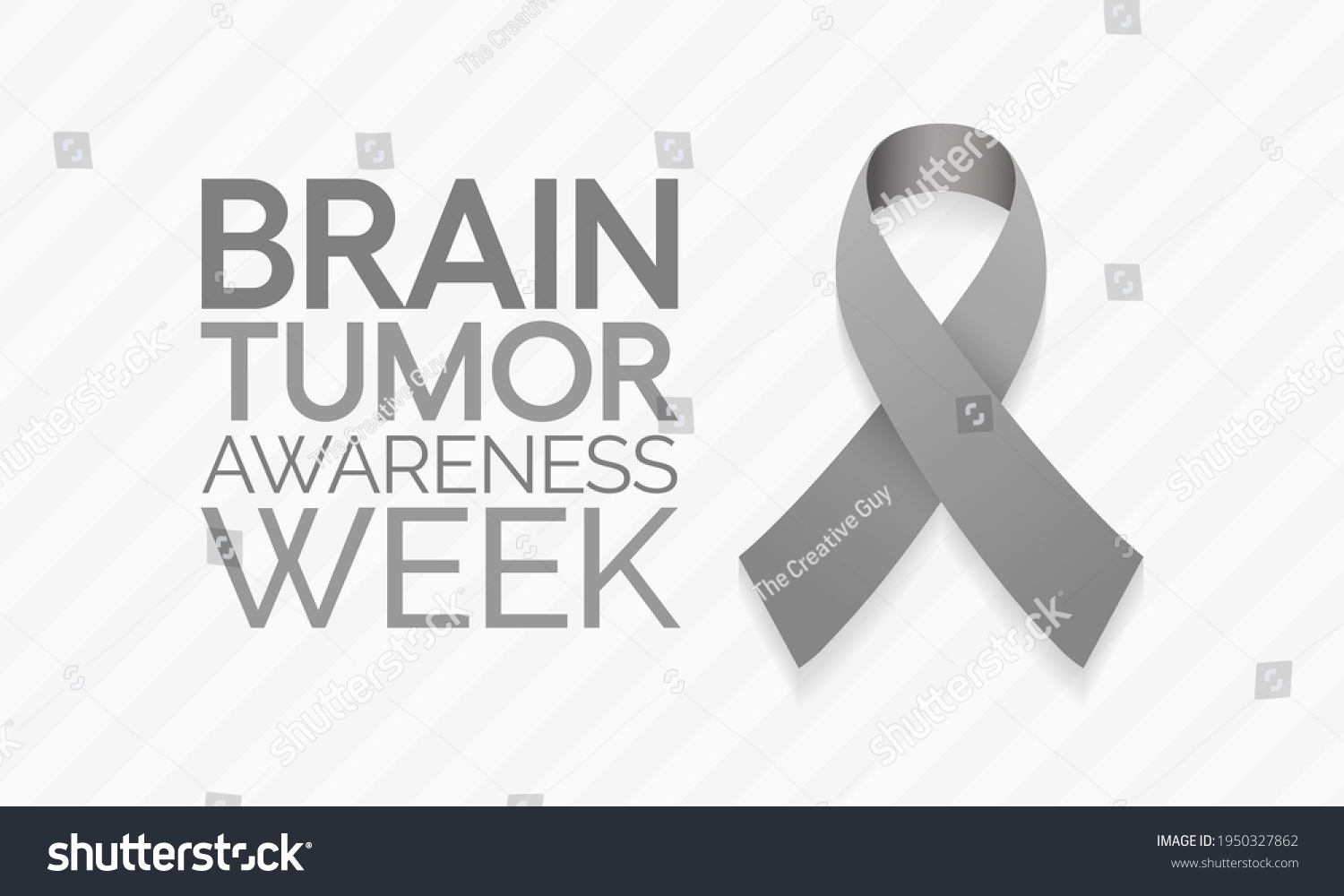 Brain Tumor Awareness Week Observed Each Stock Vector (Royalty Free ...