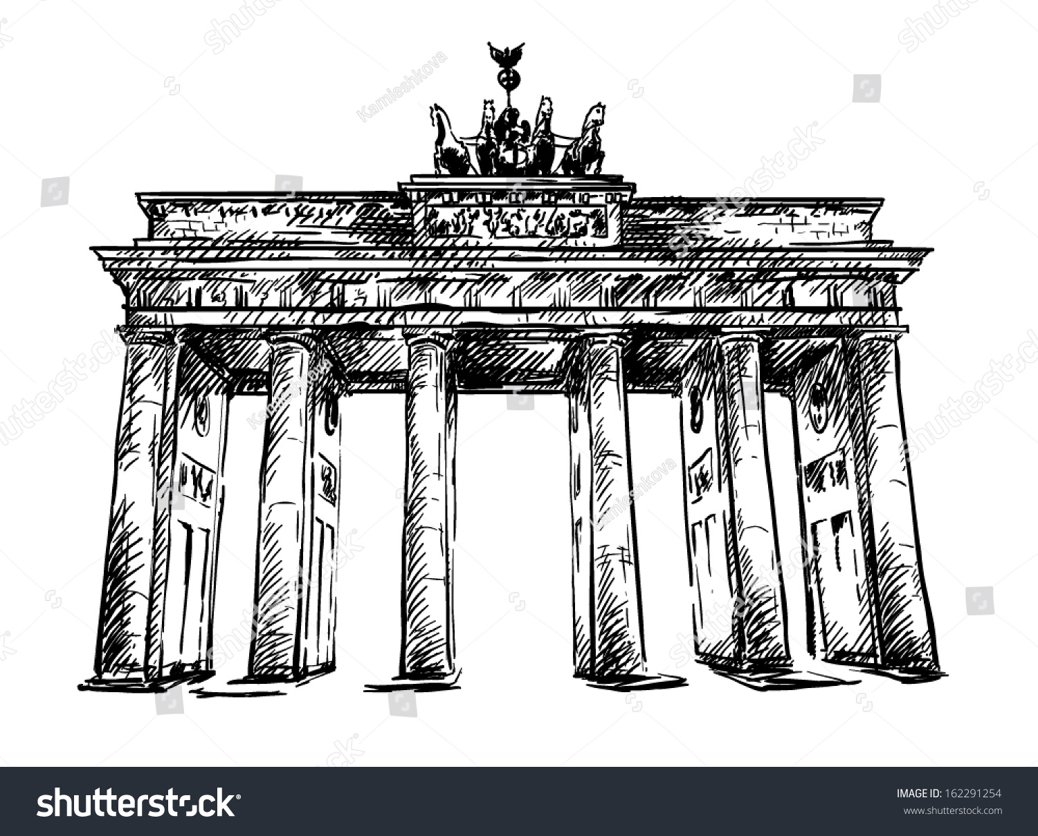 521 Brandenburg gate drawing Images, Stock Photos & Vectors Shutterstock
