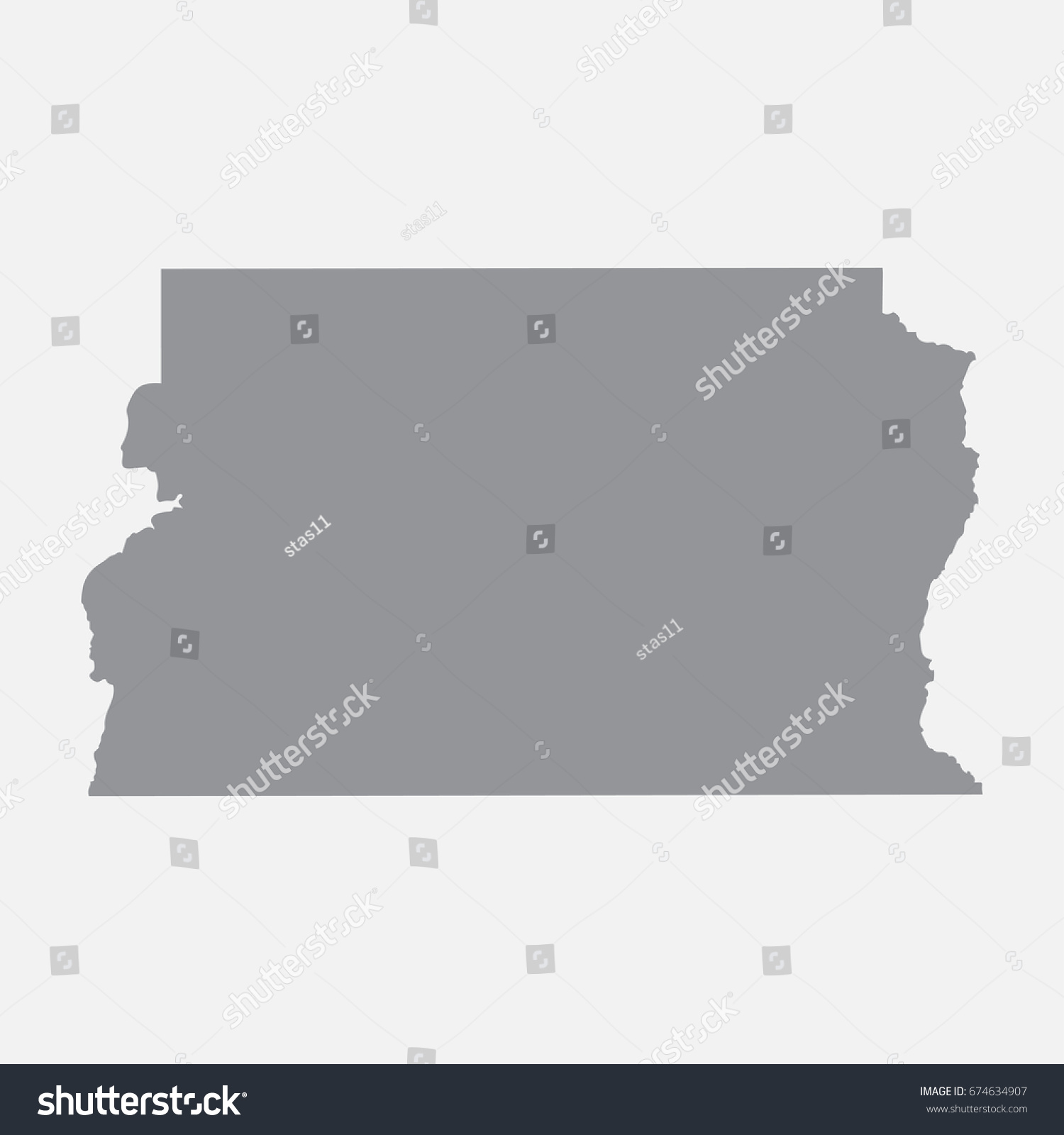 Brasilia City Map Gray On White Stock Vector (Royalty Free) 674634907 ...