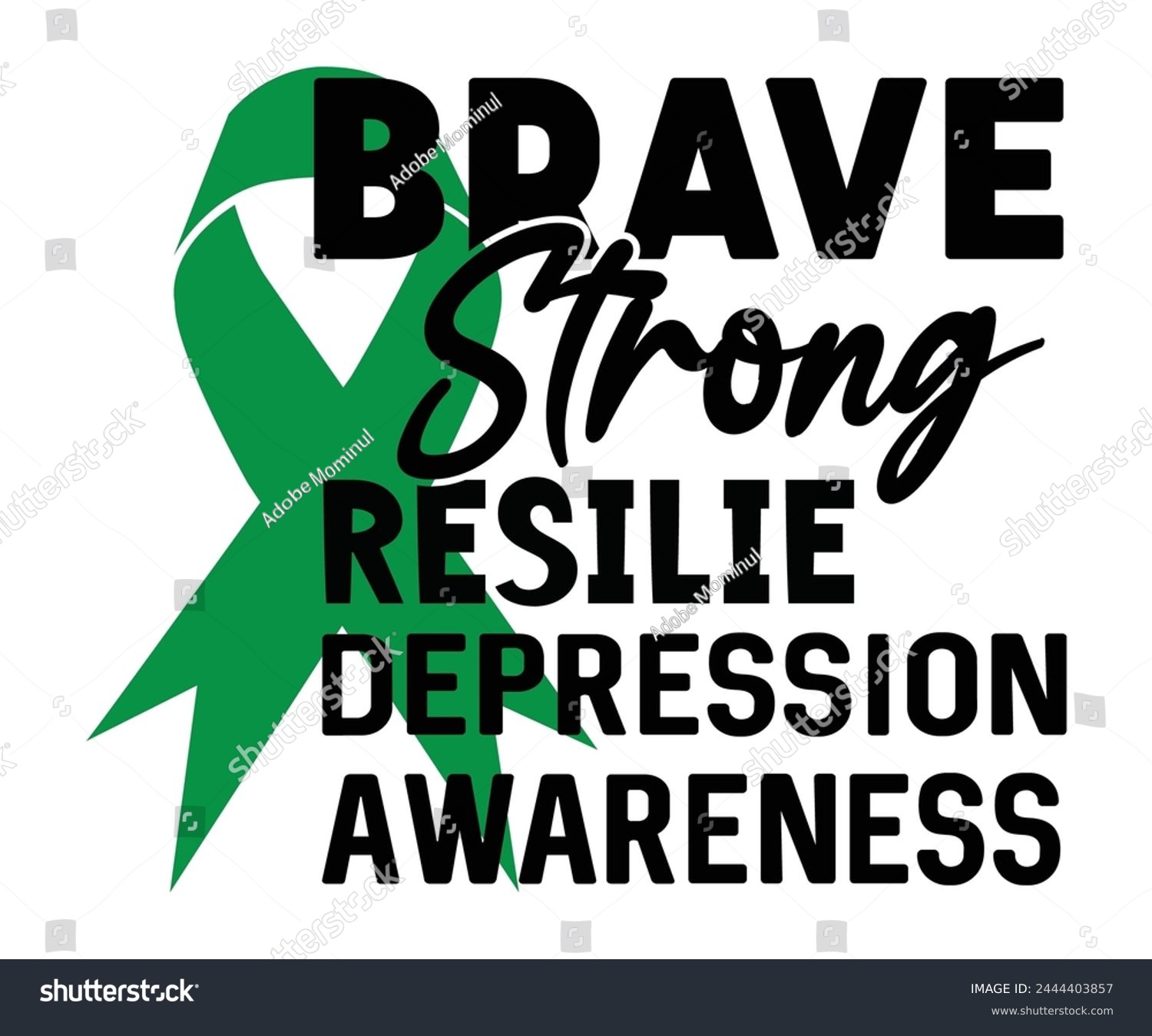 SVG of Brave Strong Resilient Depression Awareness Svg,Mental Health Svg,Mental Health Awareness Svg,Anxiety Svg,Depression Svg,Funny Mental Health,Motivational Svg,Positive Svg,Cut File,Commercial Use svg