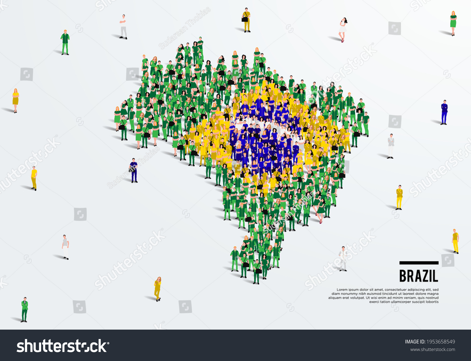 Brazil population 6.983 billeder, stockfotos og vektorer Shutterstock