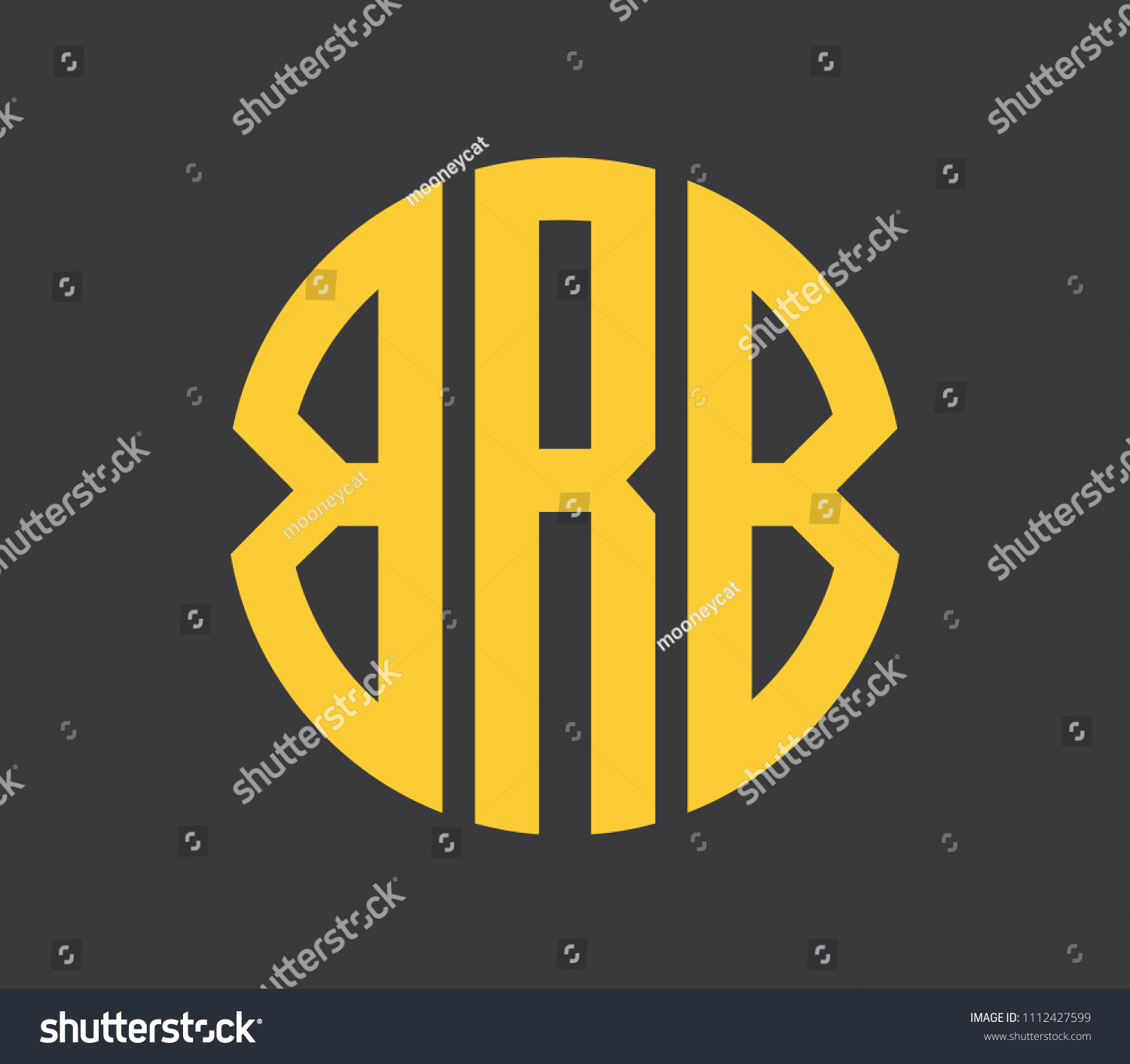 Brb Letter Alphabet Abstract Logo Vector Stock Vector (Royalty Free ...