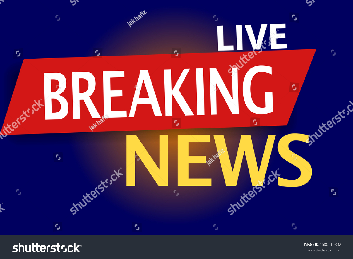 Breaking News Live Background Template Business Stock Vector (royalty 