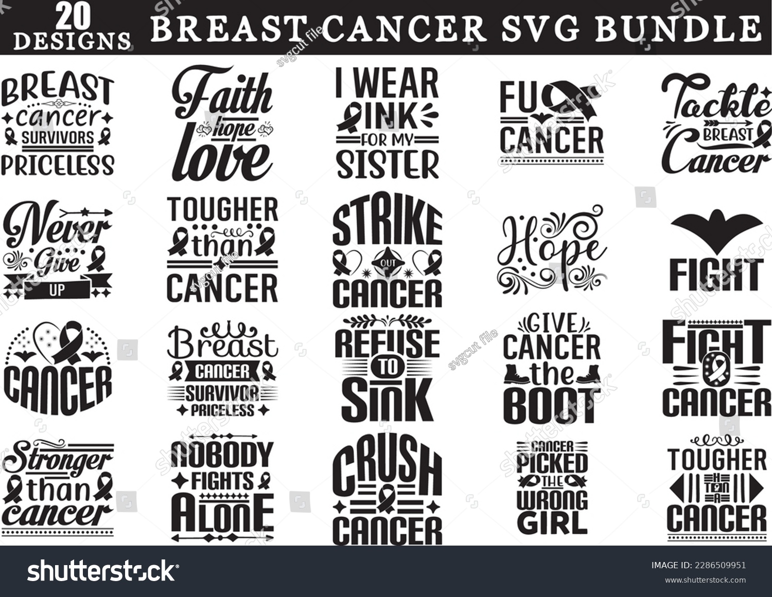 SVG of Breast Cancer SVG Bundle, Breast Cancer SVG design, Breast Cancer SVG svg