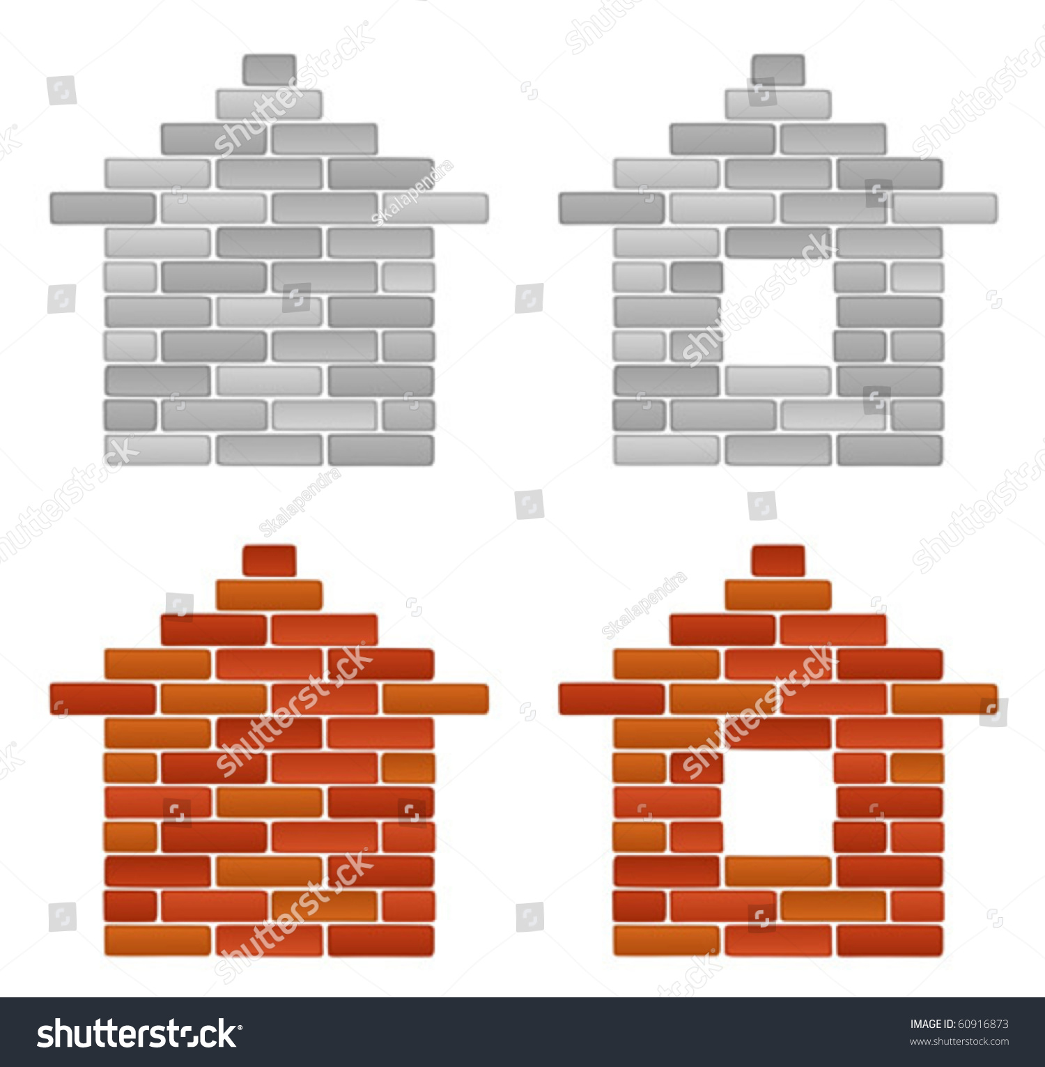 SVG of Brick house svg
