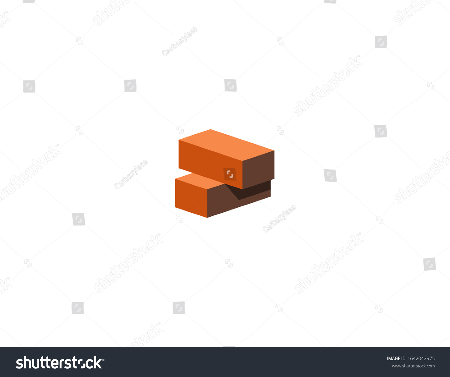 SVG of Brick vector flat icon. Isolated brick, construction blocks emoji illustration  svg