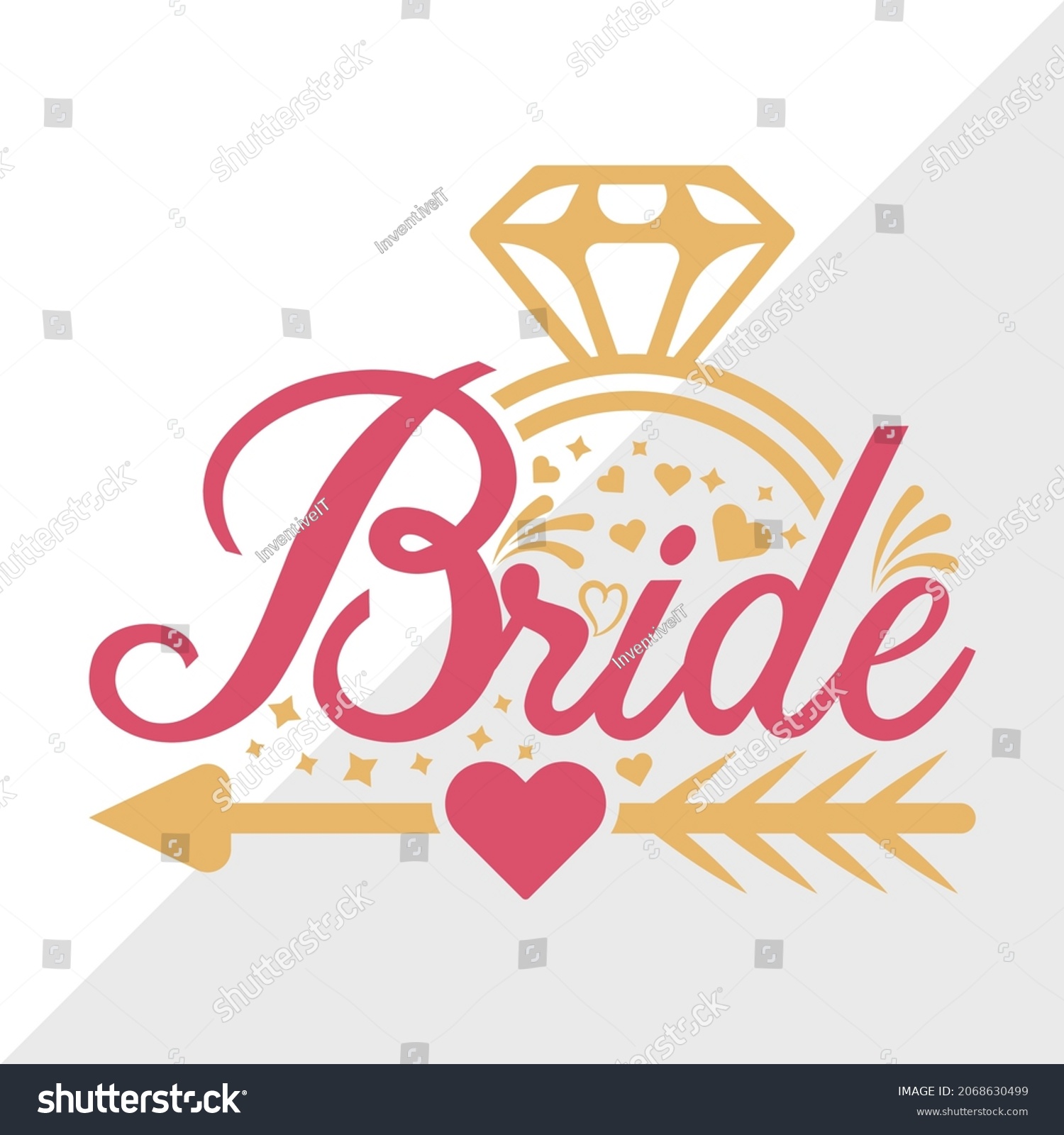 SVG of Bride SVG Printable Vector Illustration svg