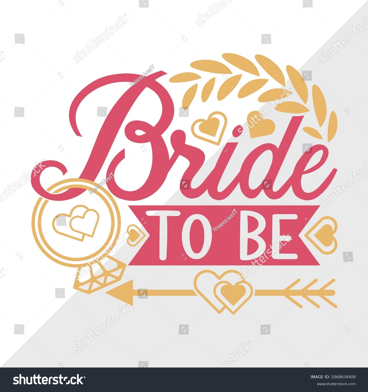 SVG of Bride To Be Printable Vector Illustration svg