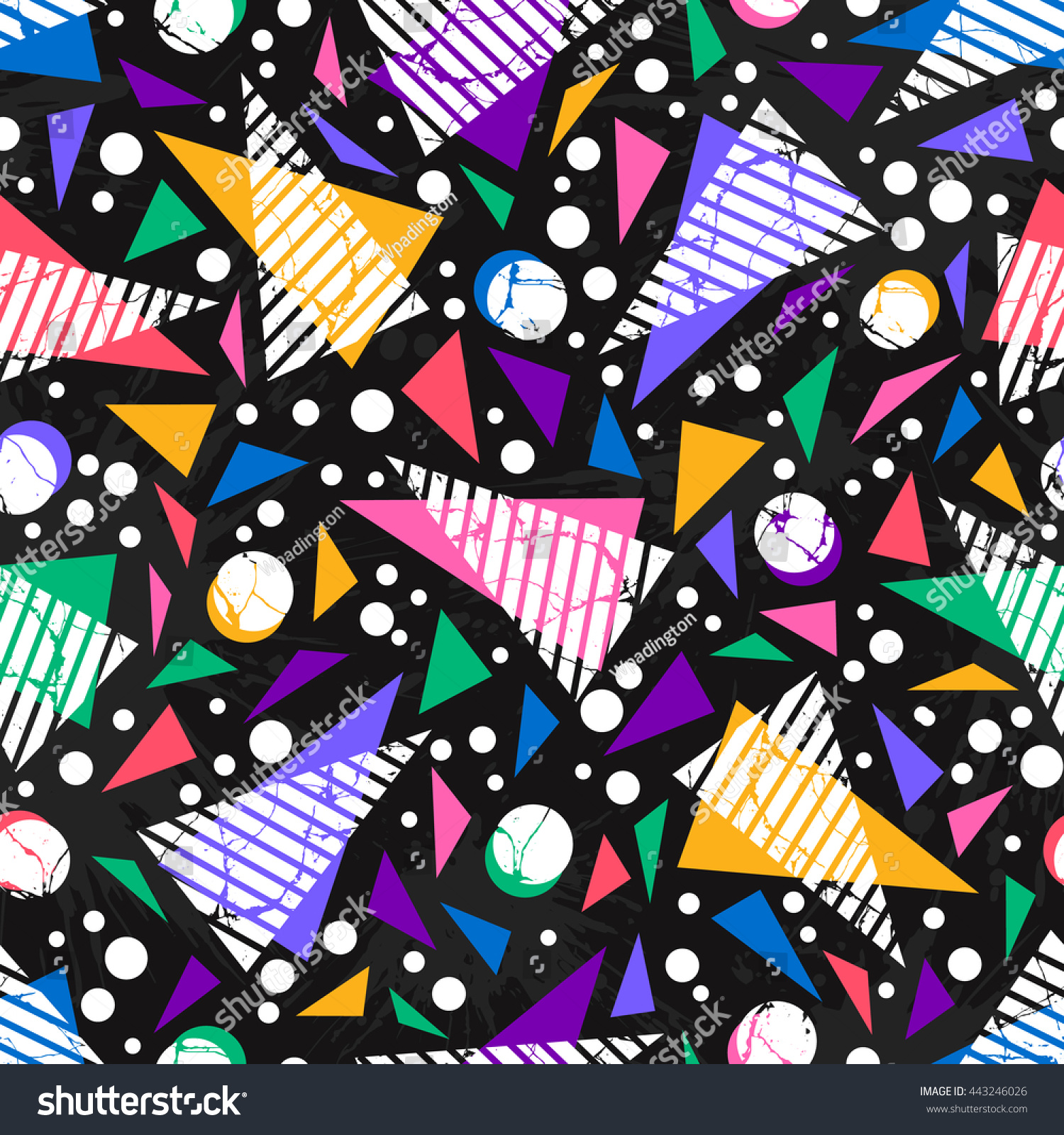 Bright Colored Seamless Pattern In Urban Style Graffiti Stylized Abstract Wallpaper With Grunge Effect And Bright Colored Seamless Pattern In Urban Style Graffiti Stylized Abstract Wallpaper With Grunge Effect And