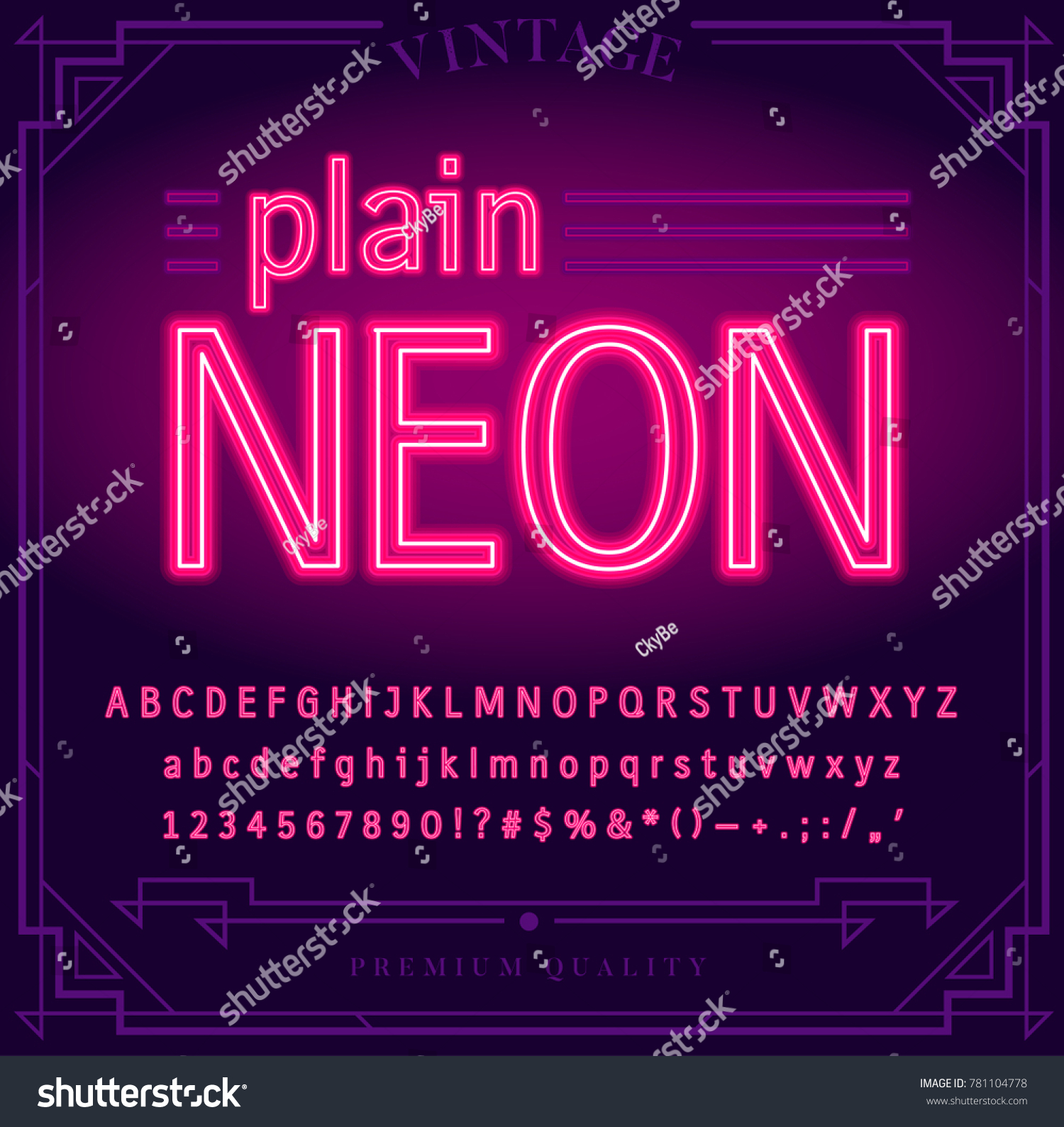 letras-n-meros-y-s-mbolos-brillantes-de-vector-de-stock-libre-de