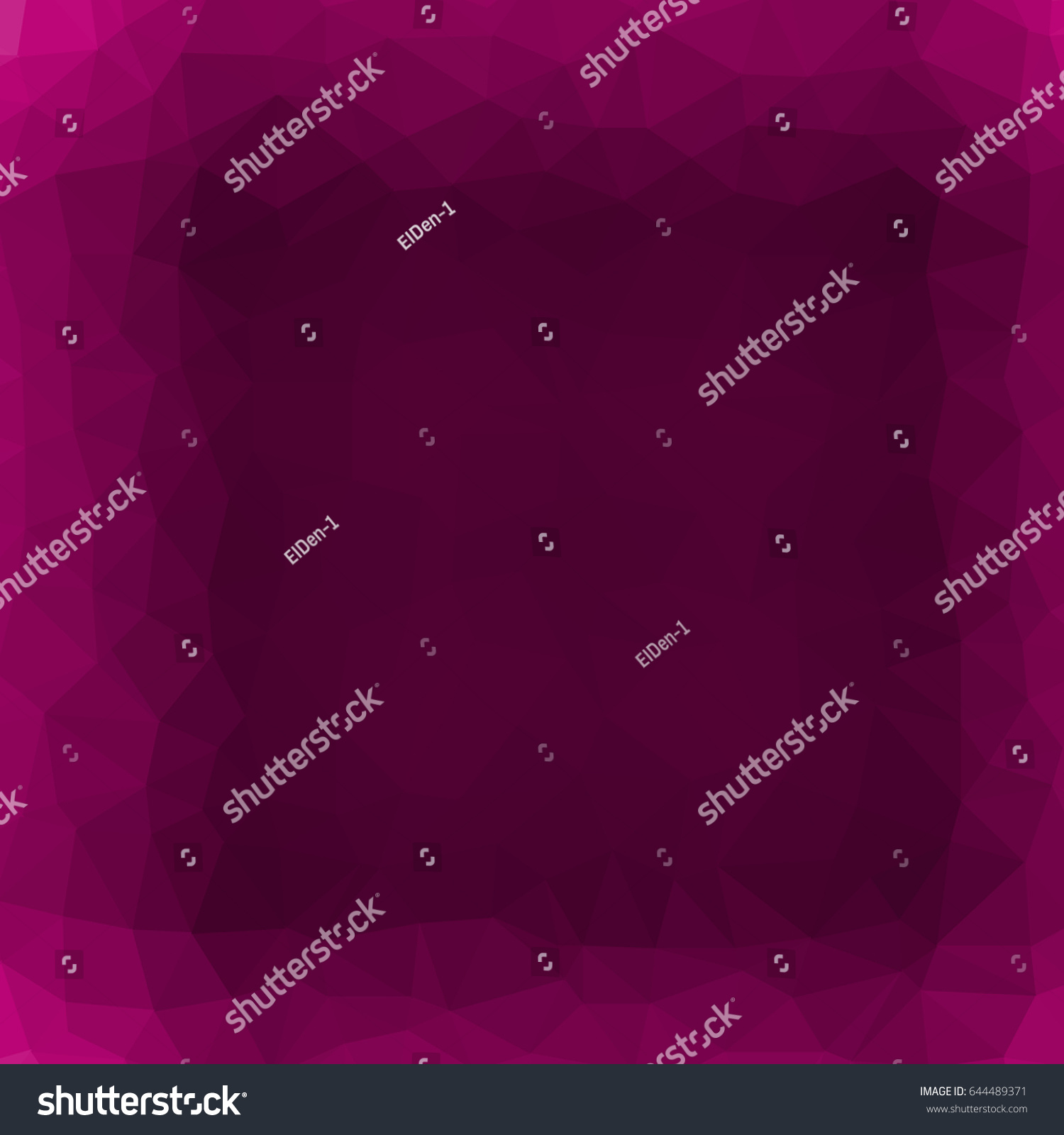 Bright Pink Color Geometric Background Consist Stock Vector Royalty