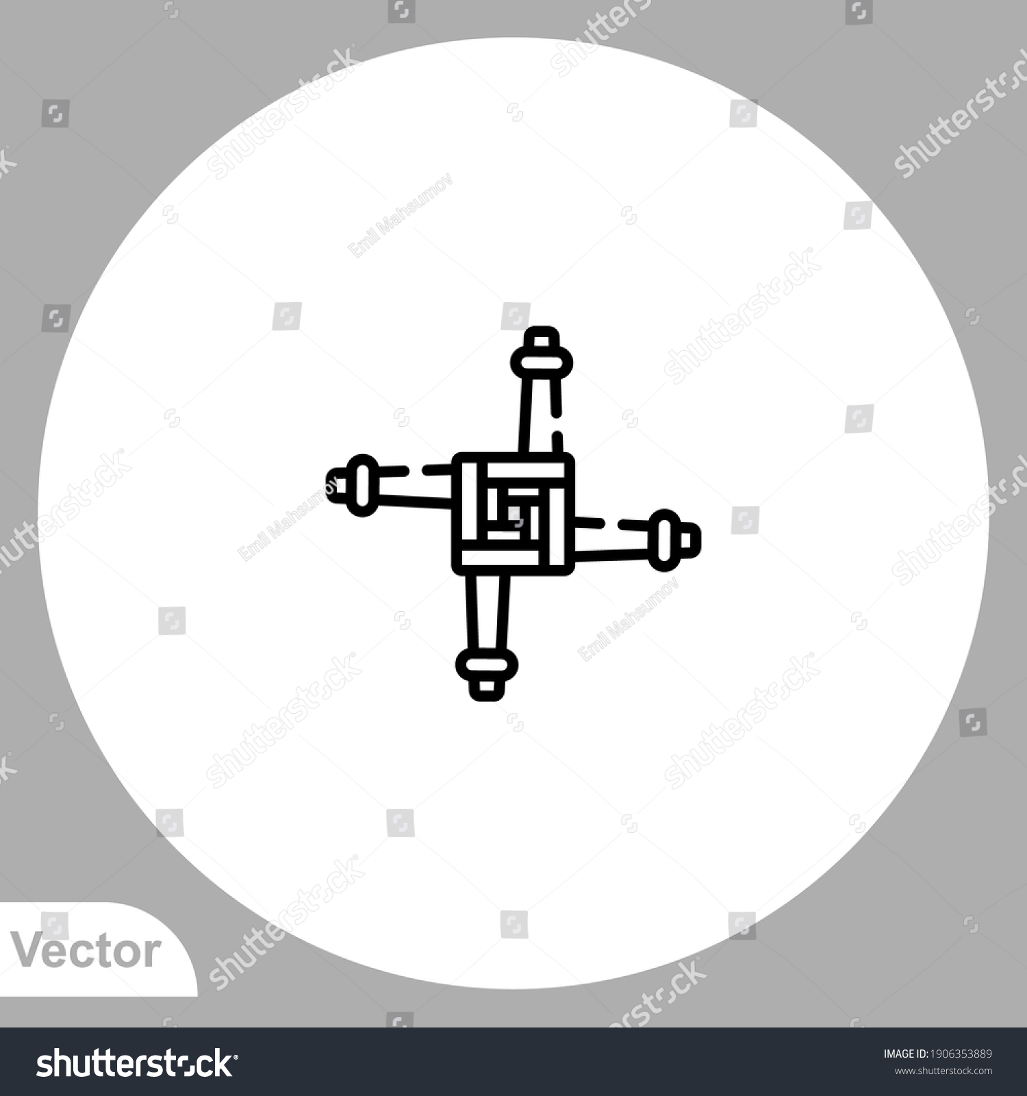 SVG of Brigid cross icon sign vector,Symbol, logo illustration for web and mobile svg