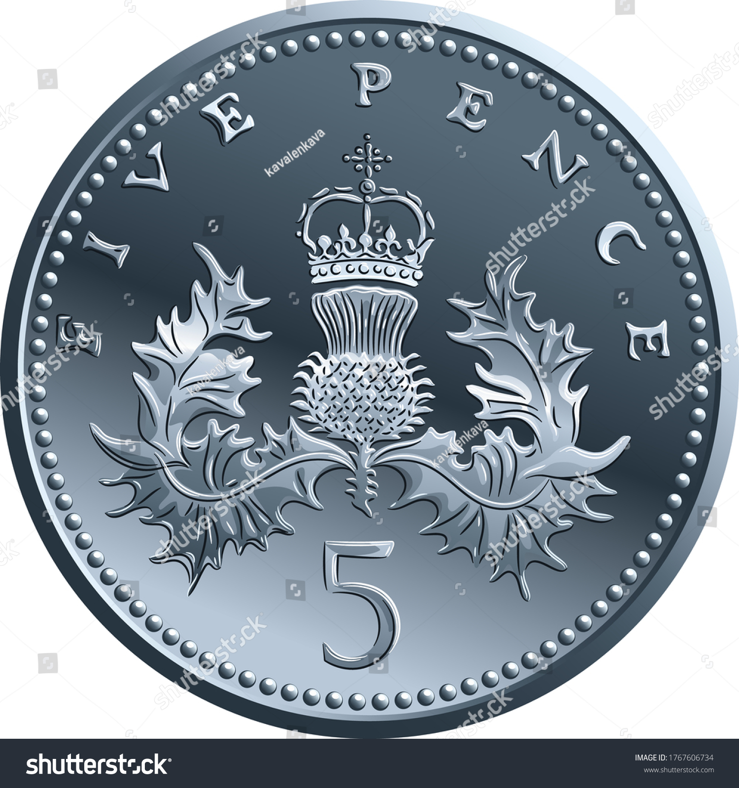 2008 5 pence