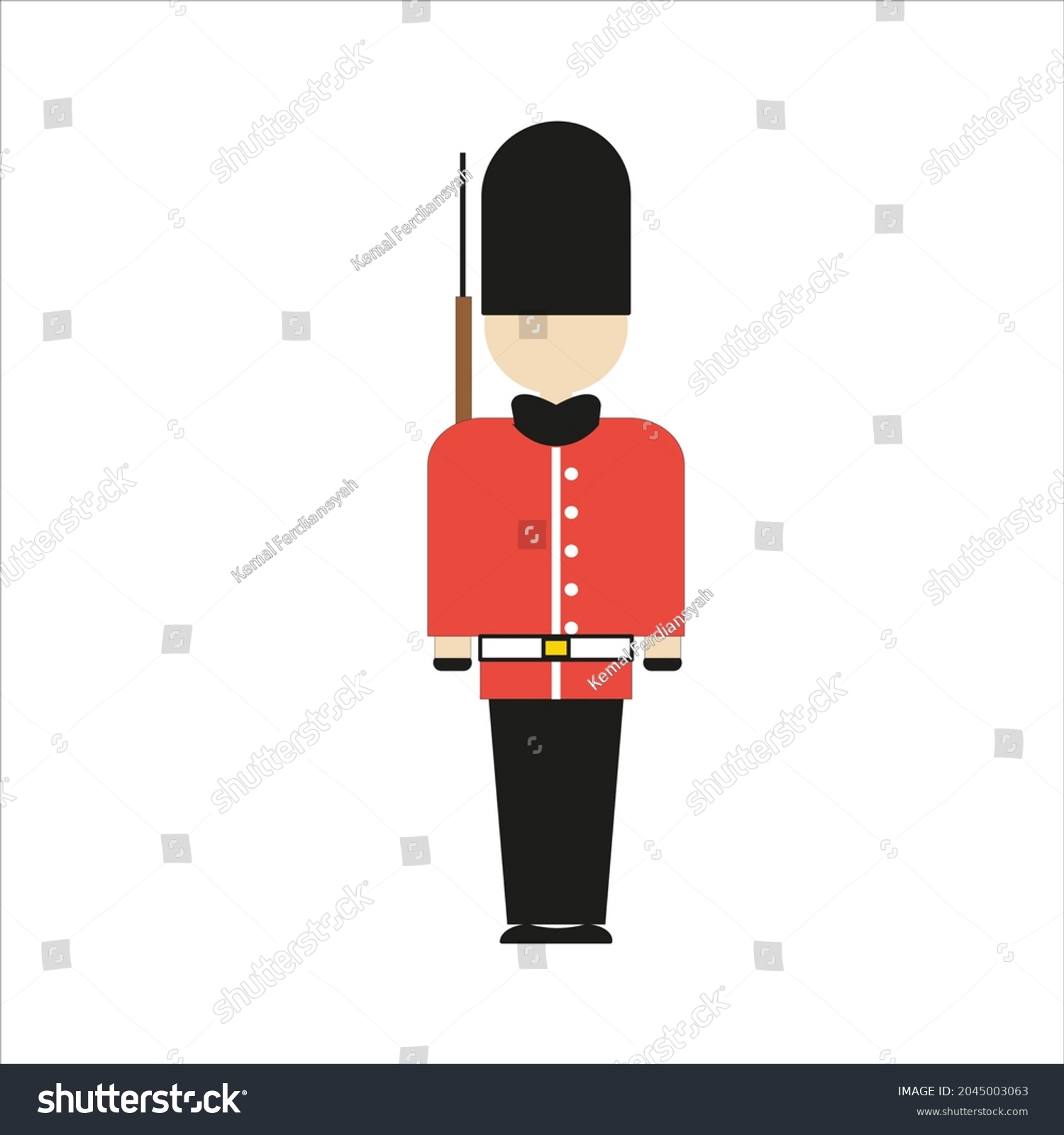 SVG of british royal army, london city landmark svg