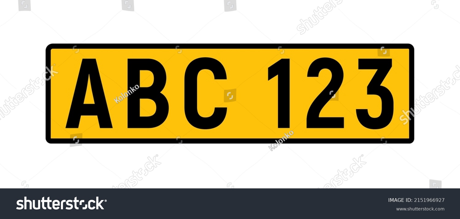 british-uk-car-license-plate-template-stock-vector-royalty-free