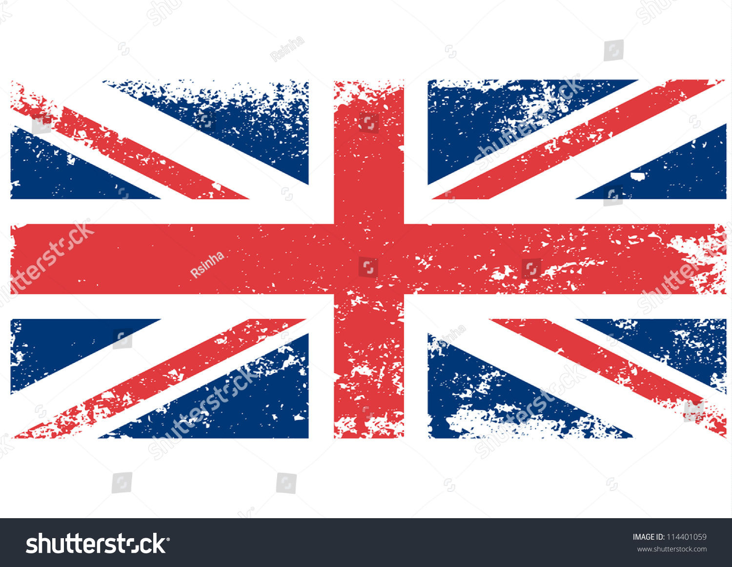 Download British Uk Flag Grunge Vector Stock Vector 114401059 ...