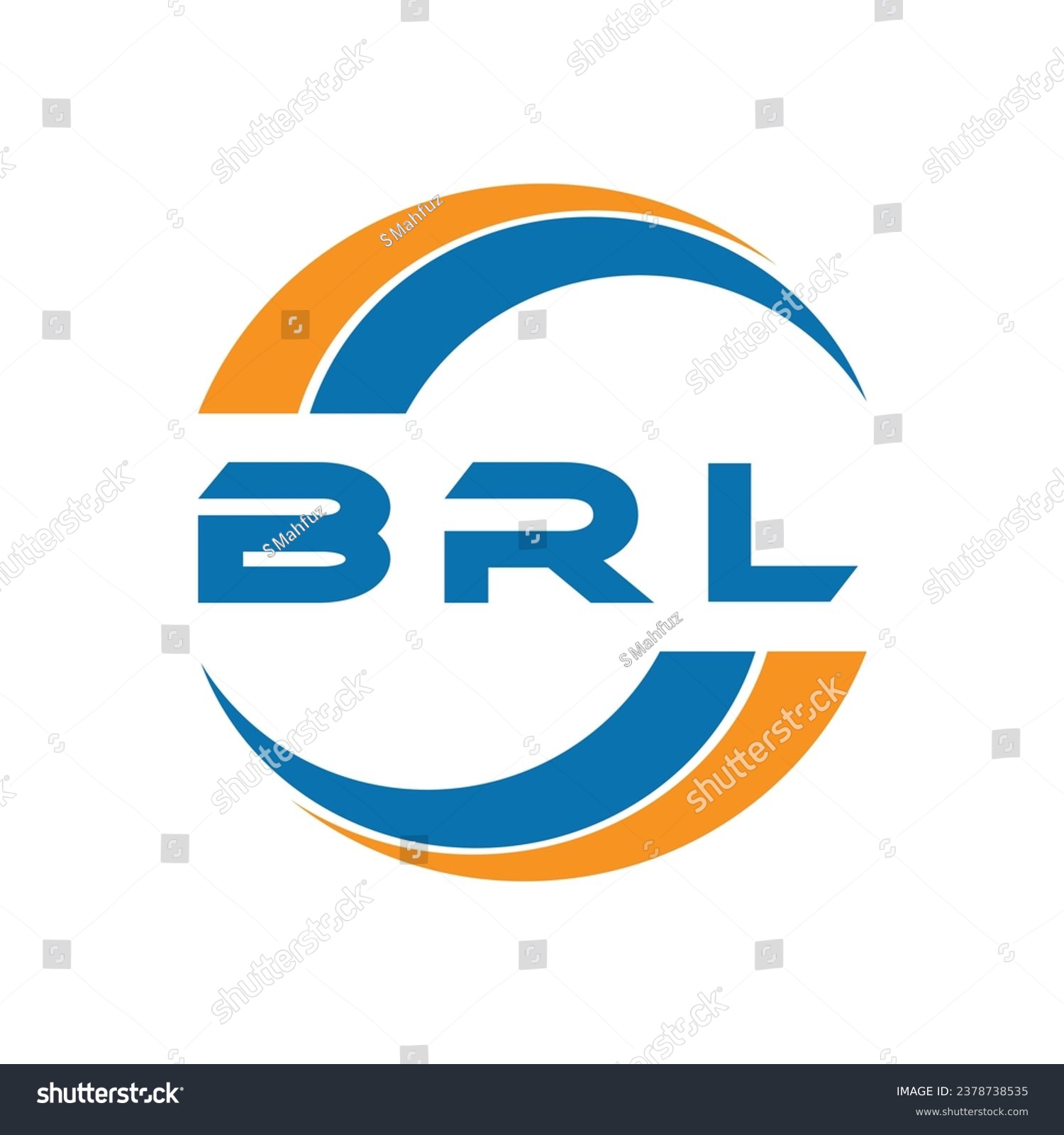 SVG of BRL letter logo design on a white background or Monogram logo design for entrepreneur and business. svg
