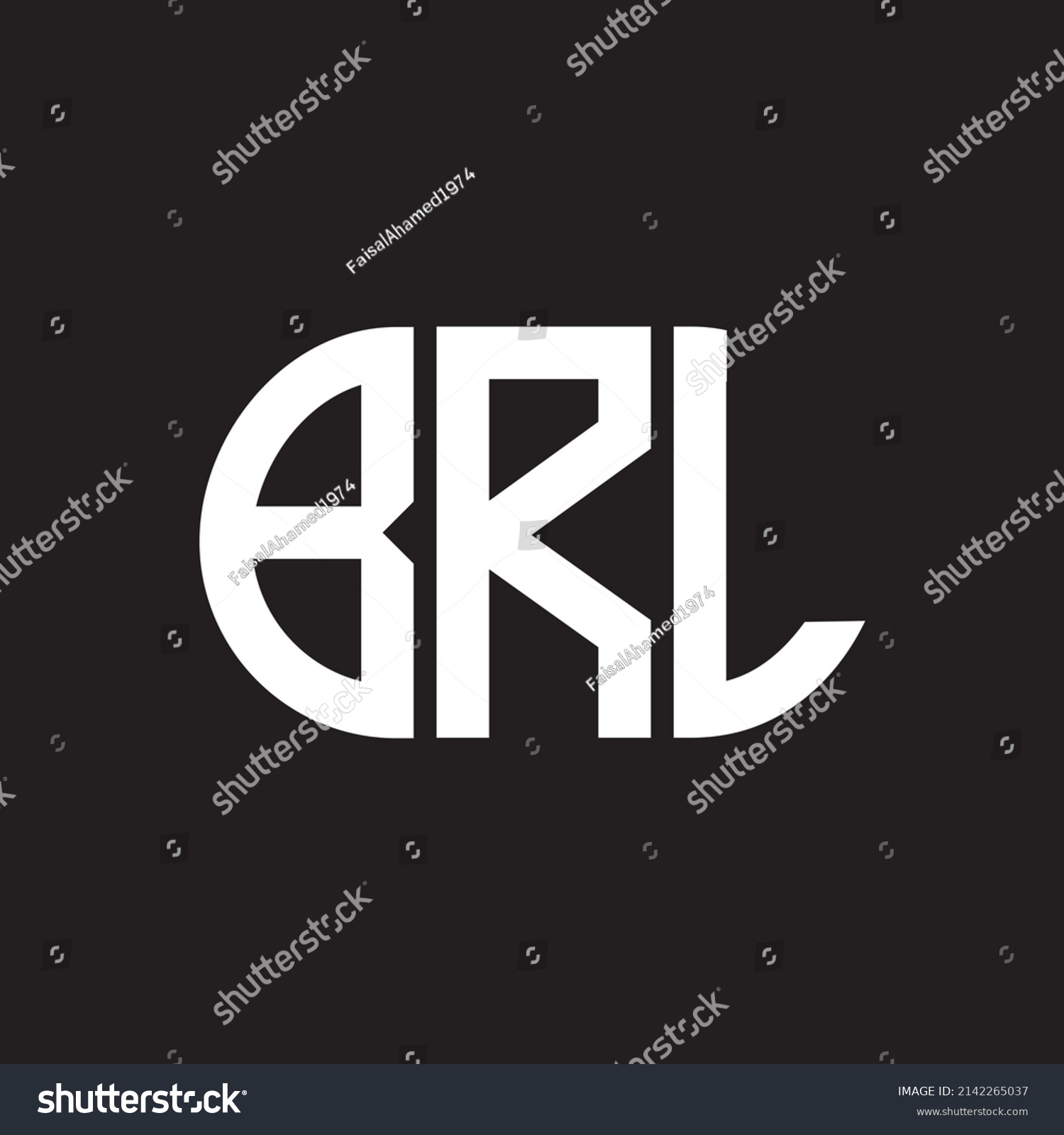 SVG of BRL letter logo design on black background. BRL 
creative initials letter logo concept. BRL letter design. svg