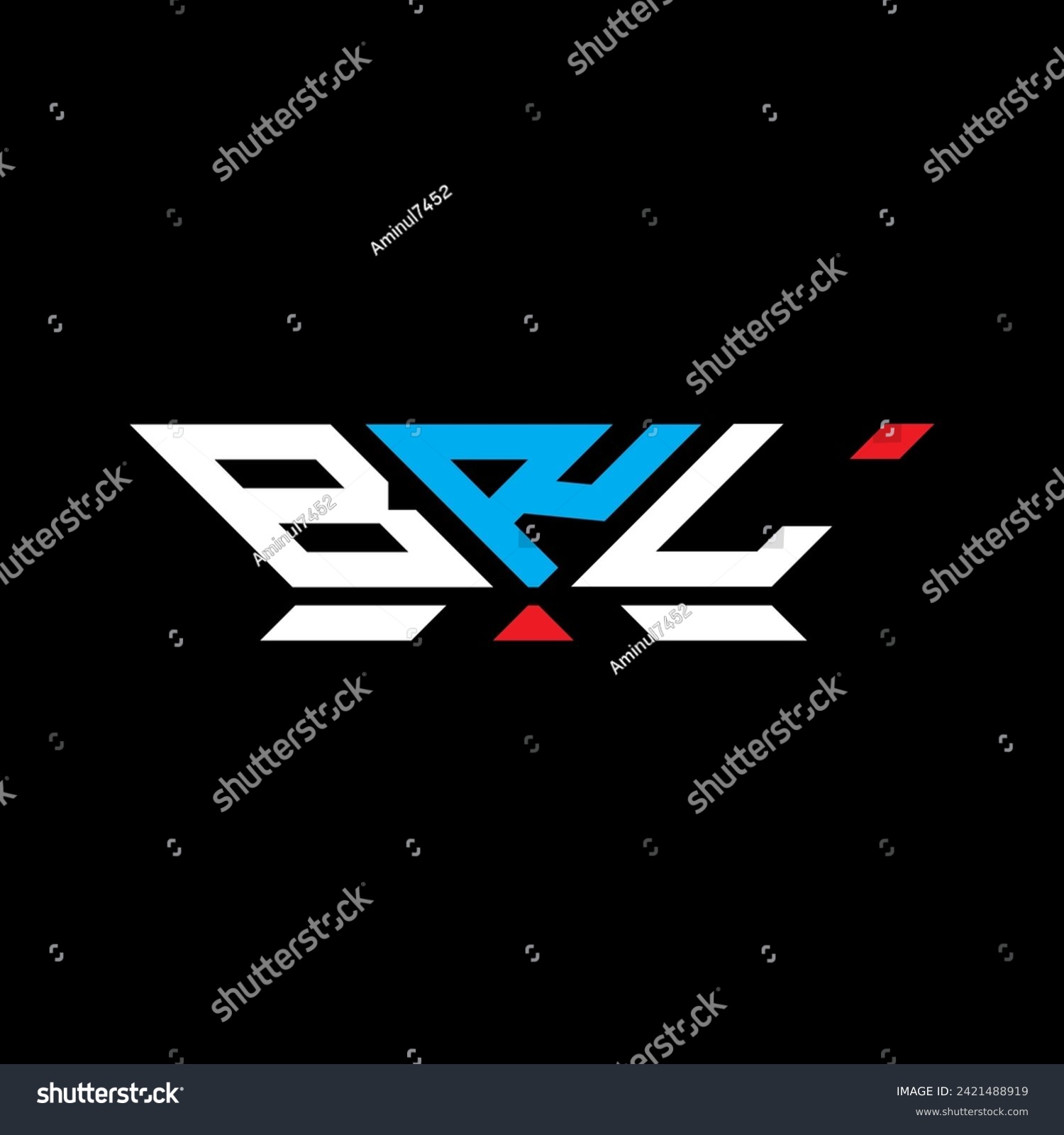 SVG of BRL letter logo vector design, BRL simple and modern logo. BRL luxurious alphabet design   svg
