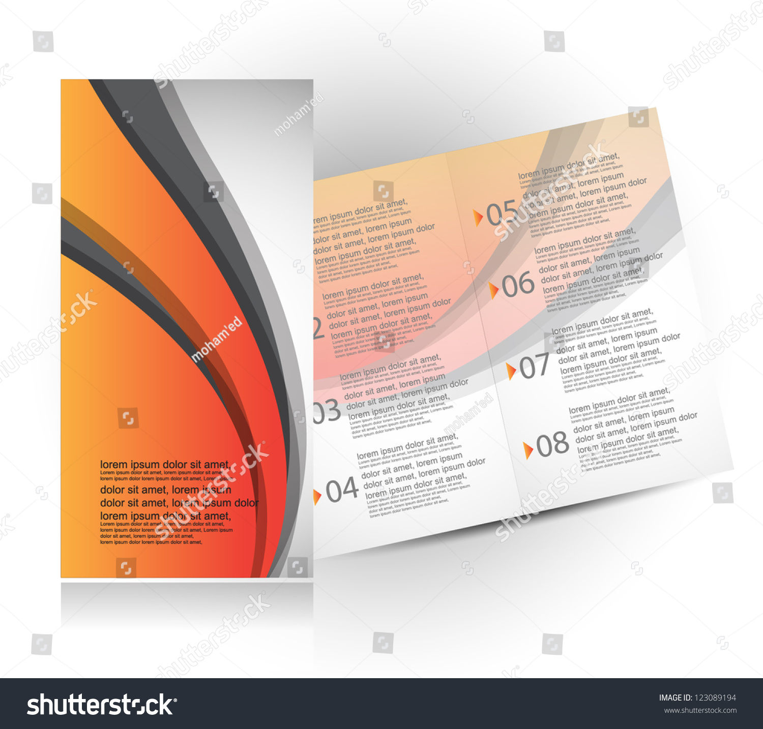 Brochure Design Stock Vector Royalty Free