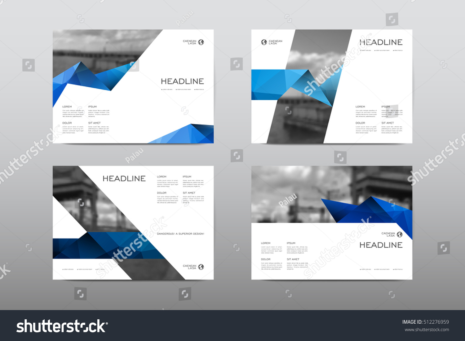 brochure layout template flyer design vector のベクター画像素材