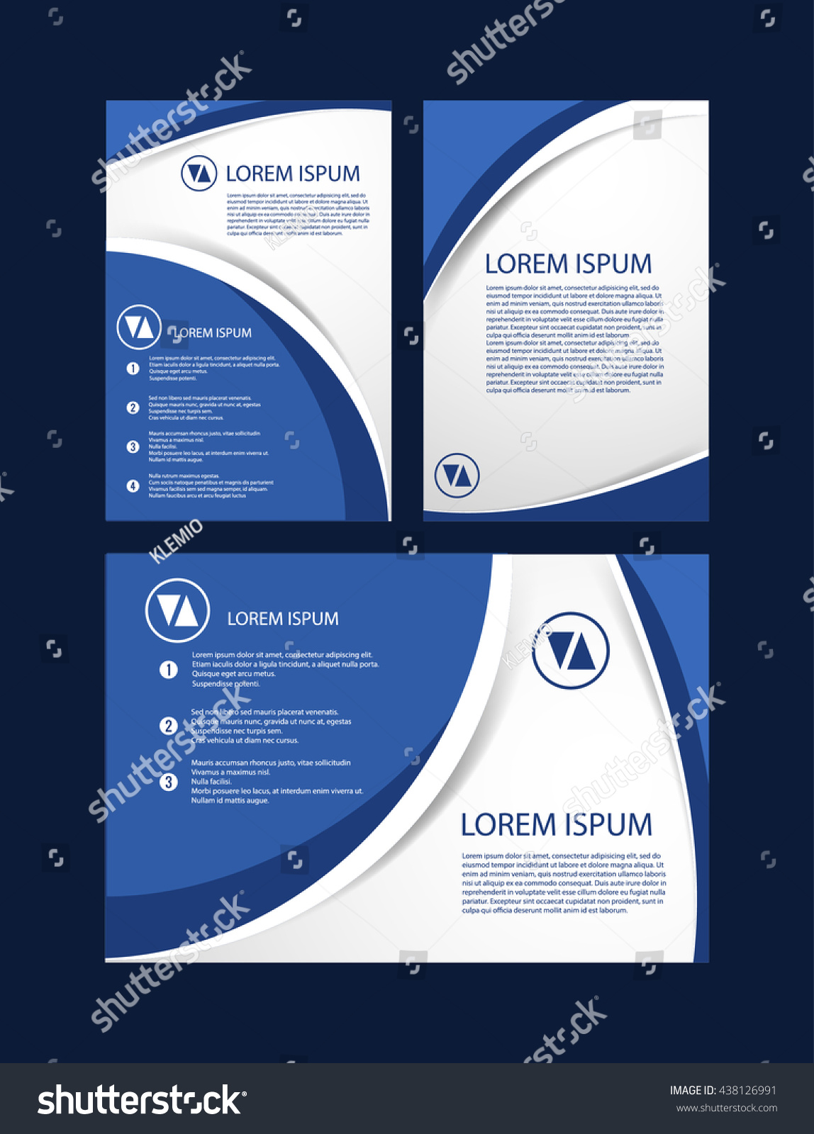 brochure template design simple soft line stock vector 438126991 line flyer eu