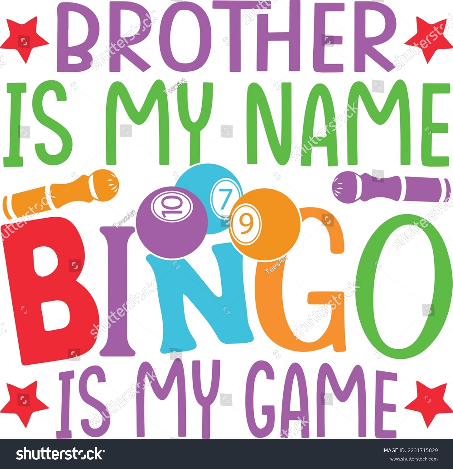 SVG of Brother Bingo game design,bingo, games, crazy bingo, squad, svg, best bingo svg svg